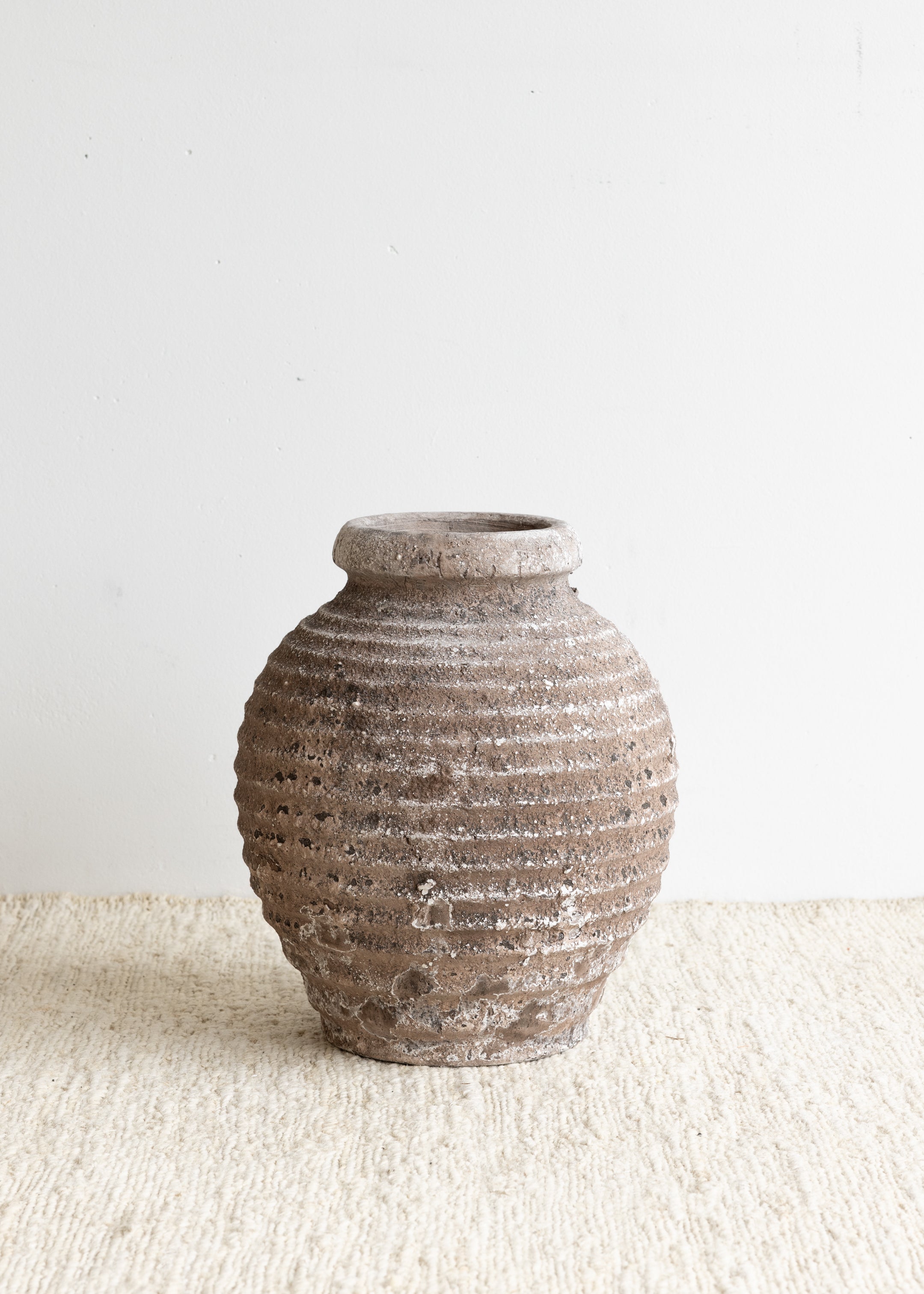 Rustic Ribbed Vase