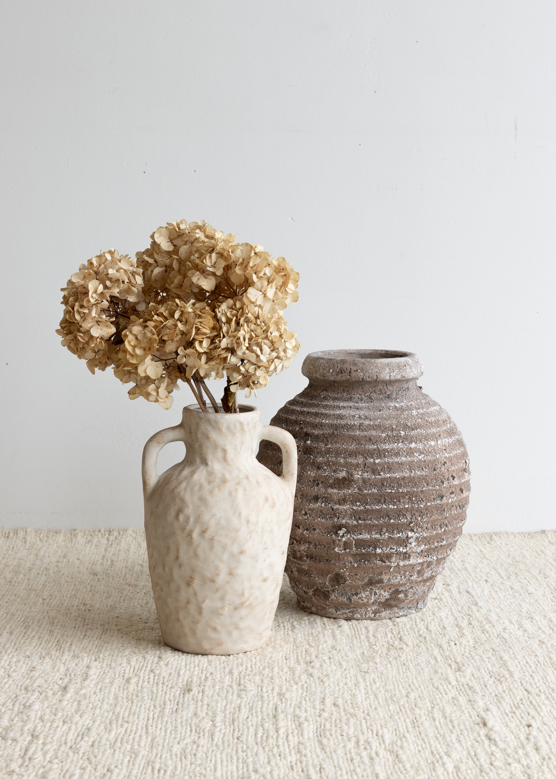 Rustic Ribbed Vase