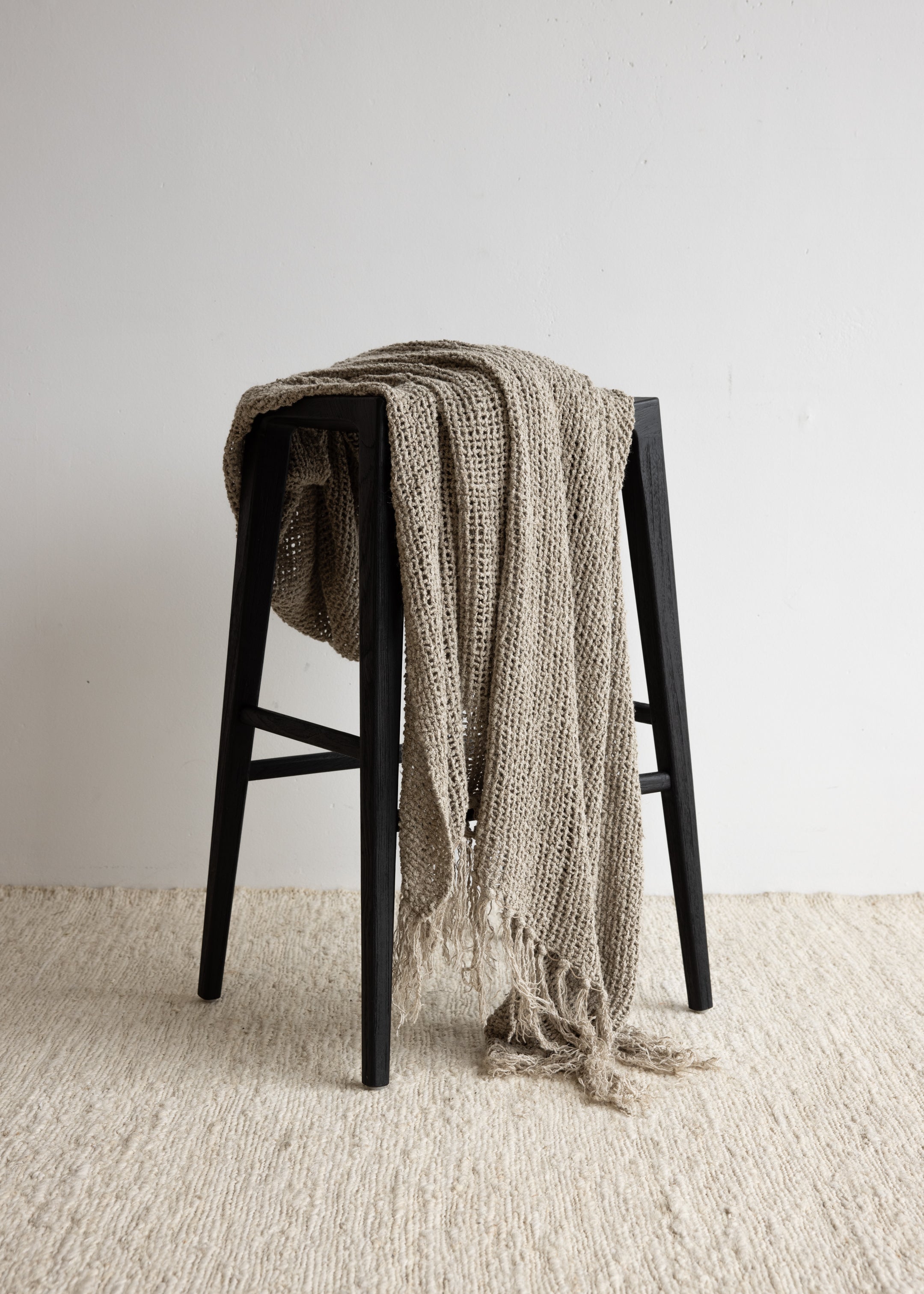 Coco Linen Throw / Natural
