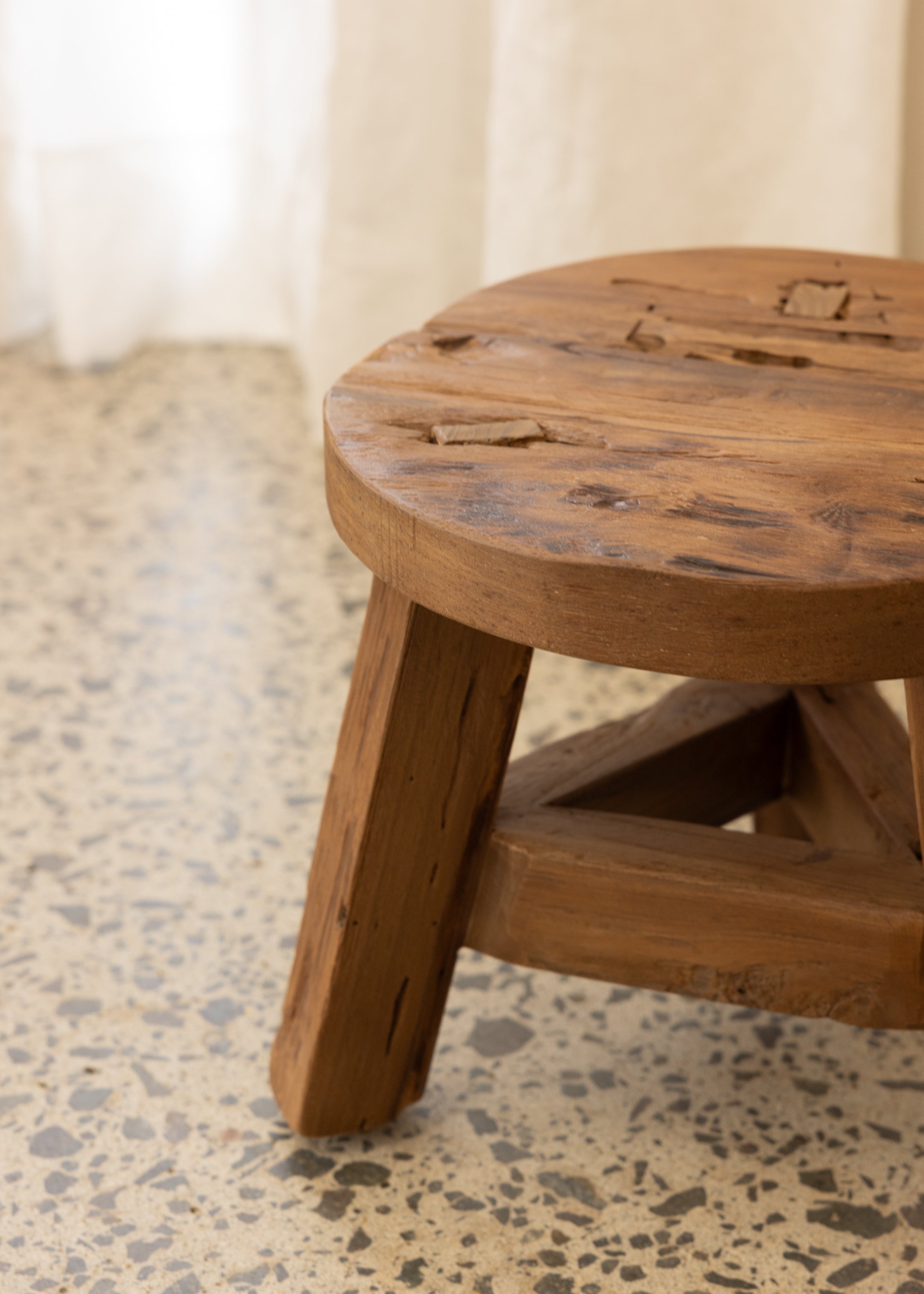 Dallas Stool / Dark Teak