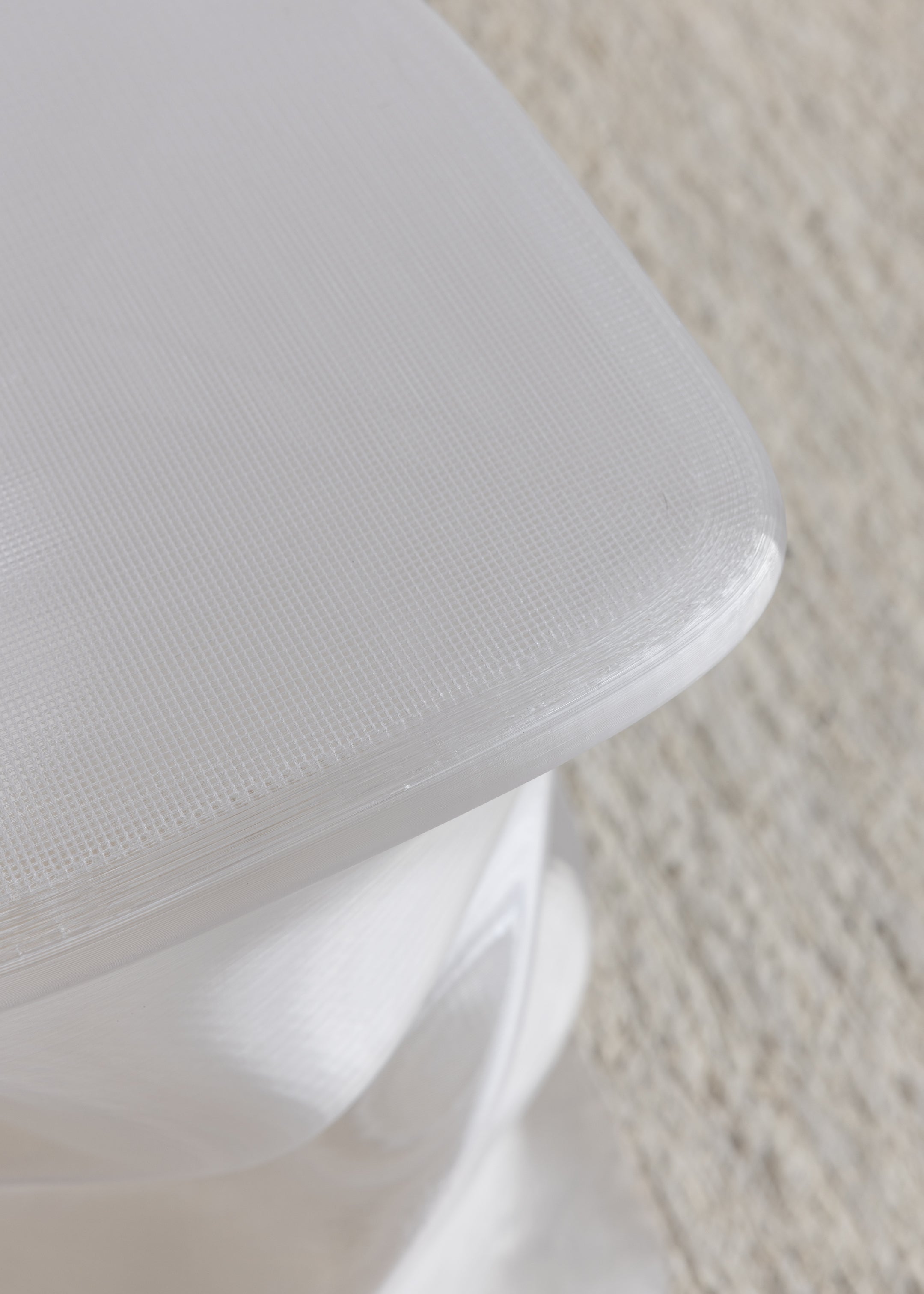 Twist Side Table / Clear