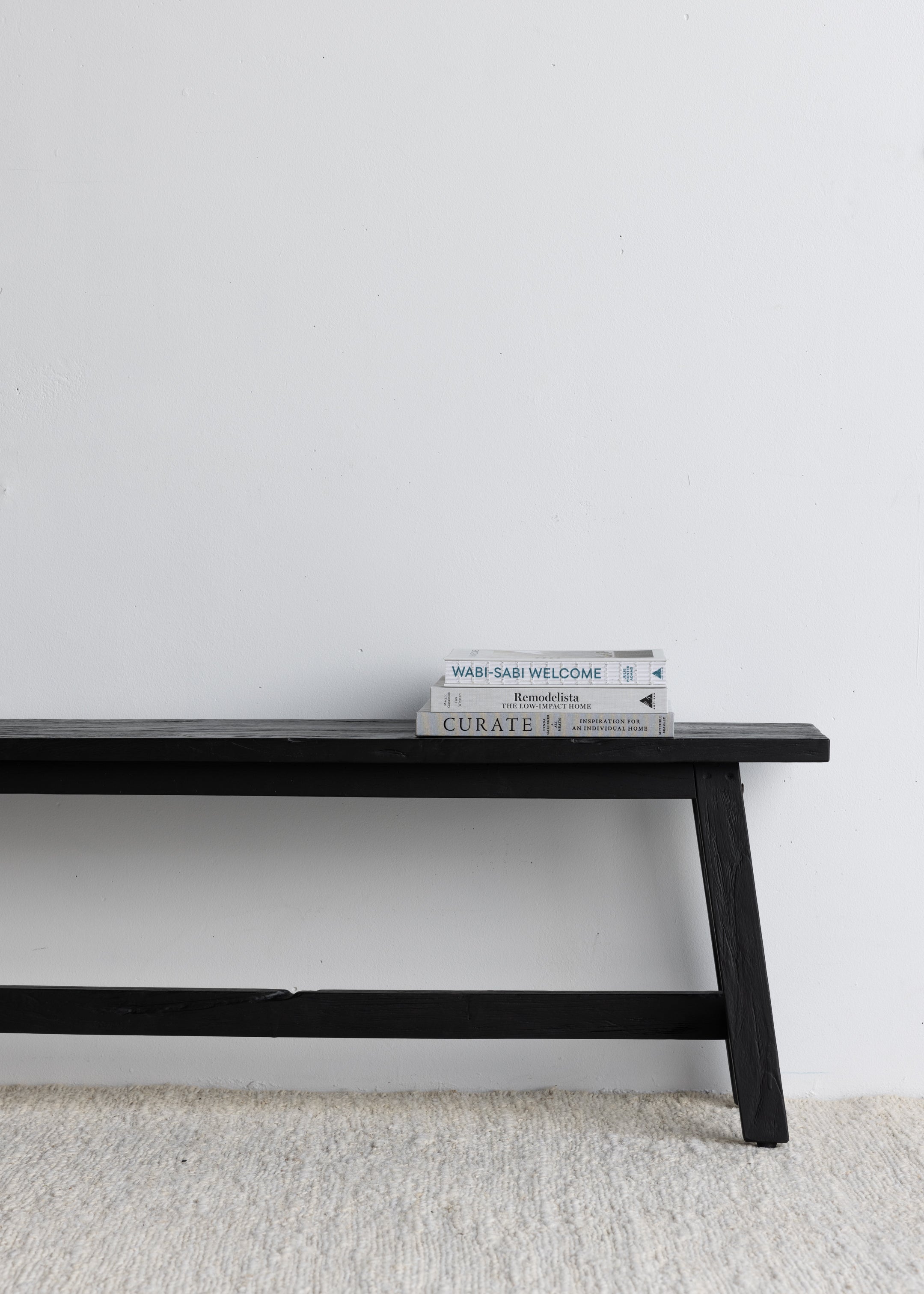 Jordy Teak Bench 150cm / Black