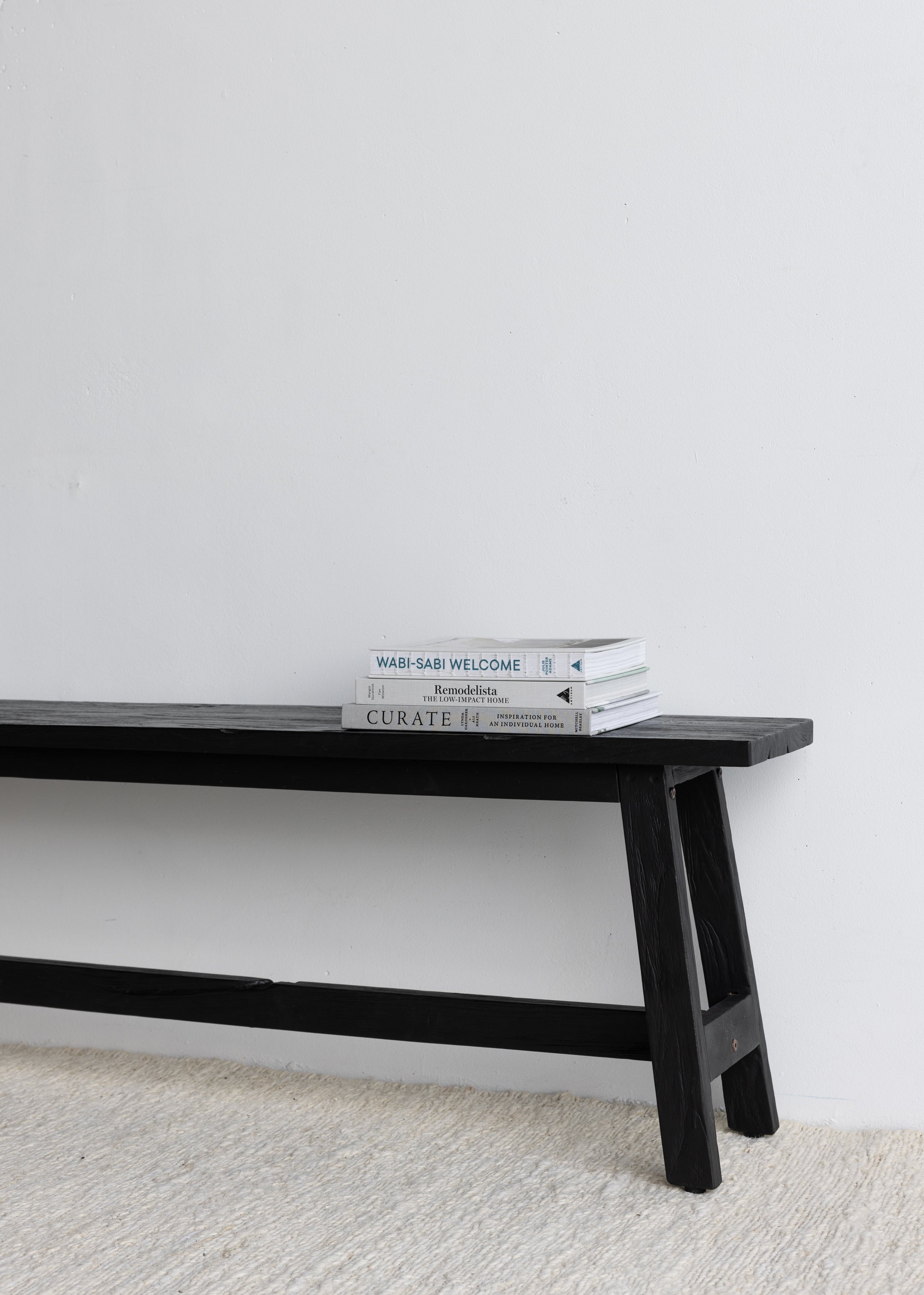 Jordy Teak Bench 150cm / Black