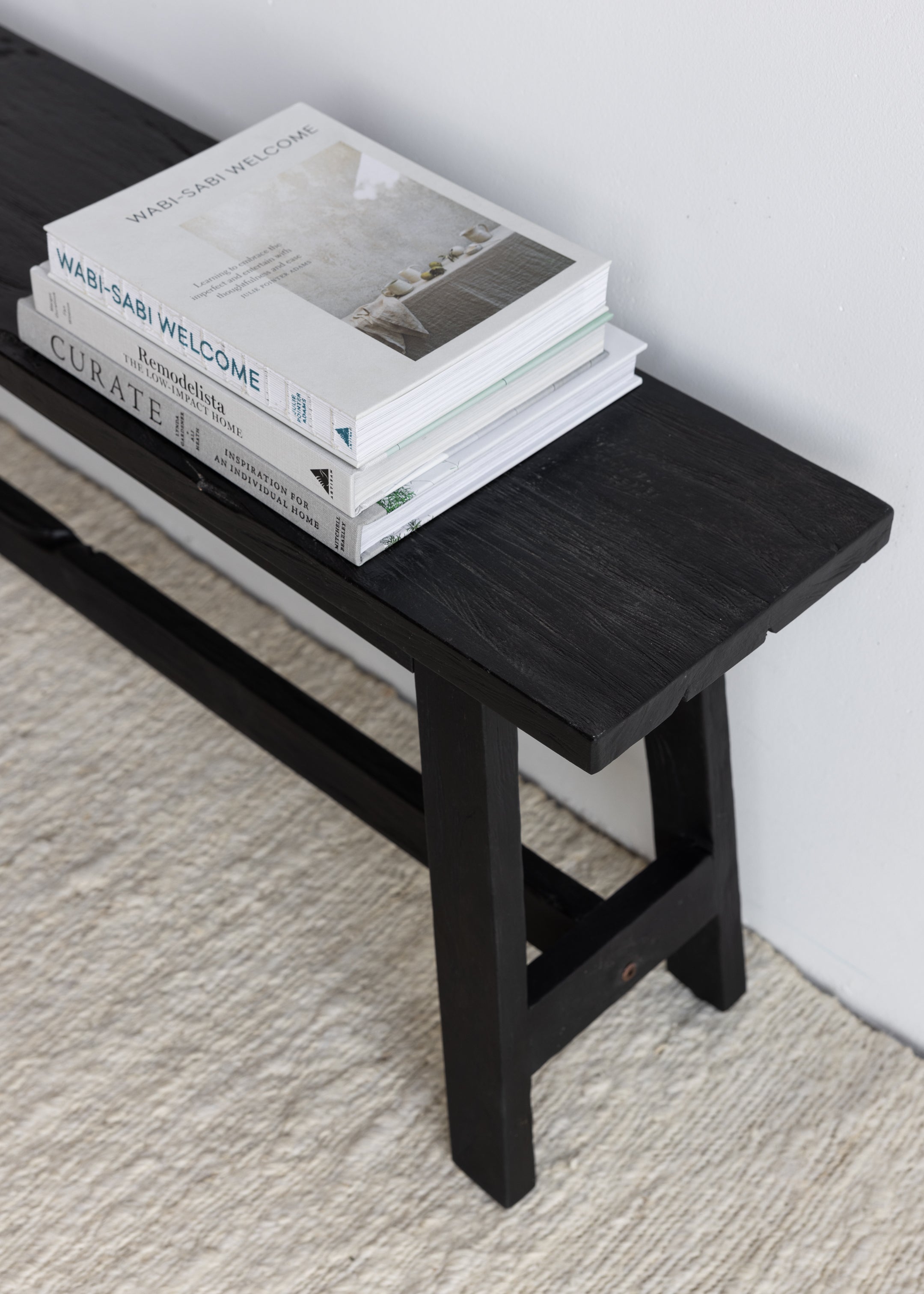 Jordy Teak Bench 150cm / Black