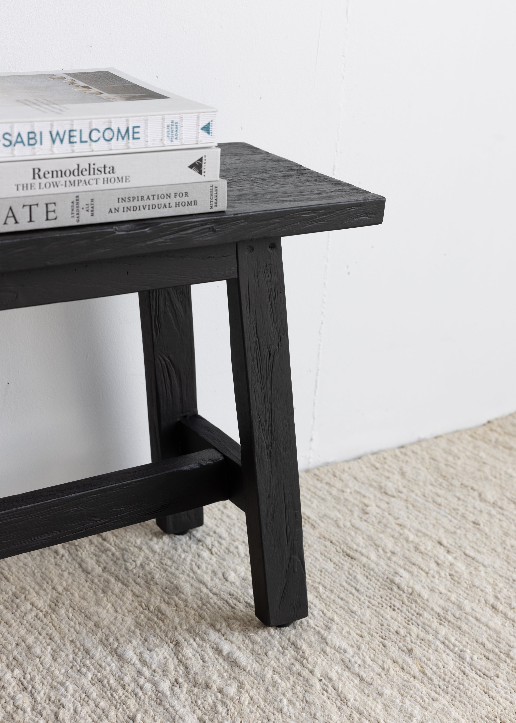 Jordy Teak Bench 150cm / Black