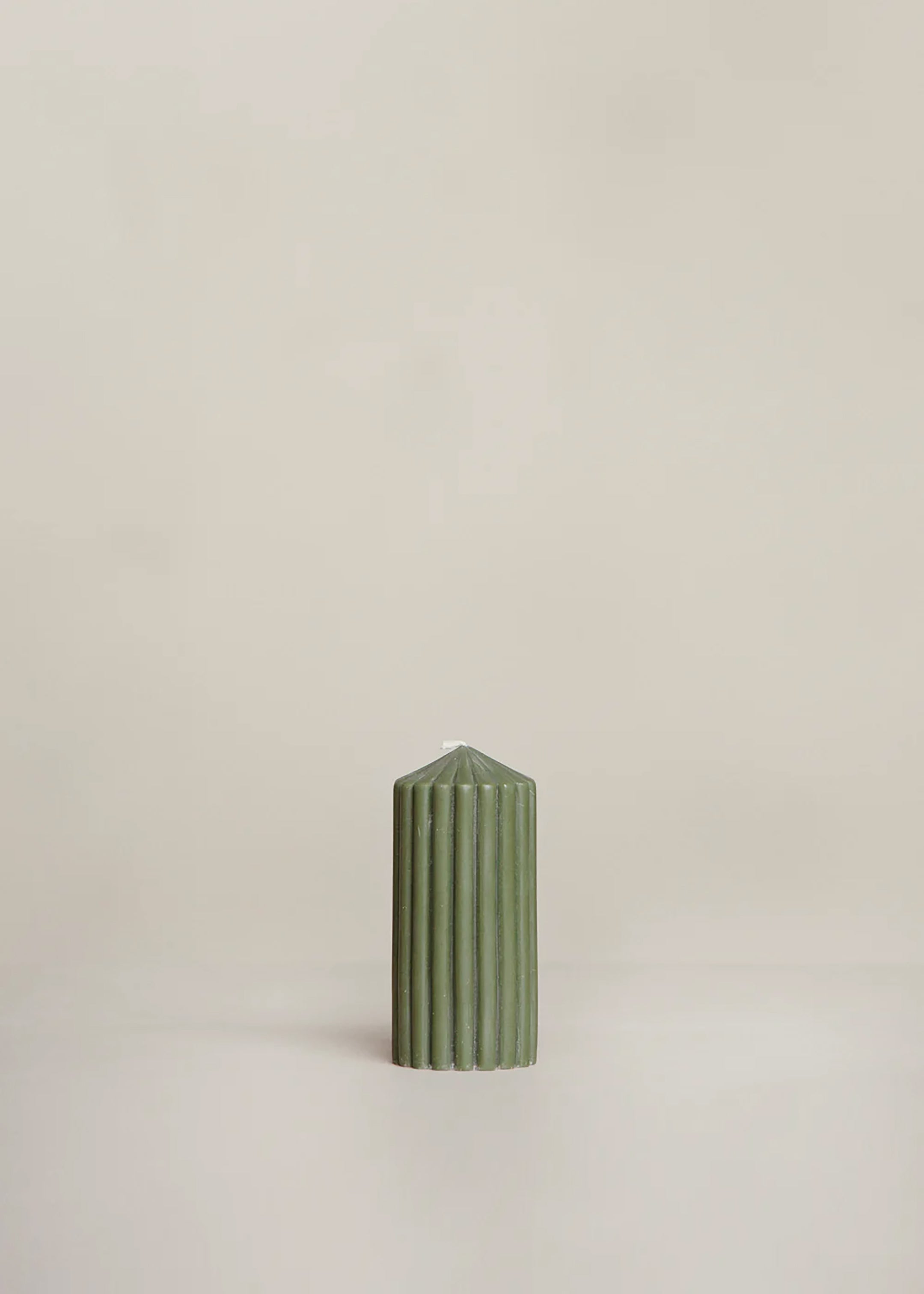 Cirque Pillar Candle / Olive