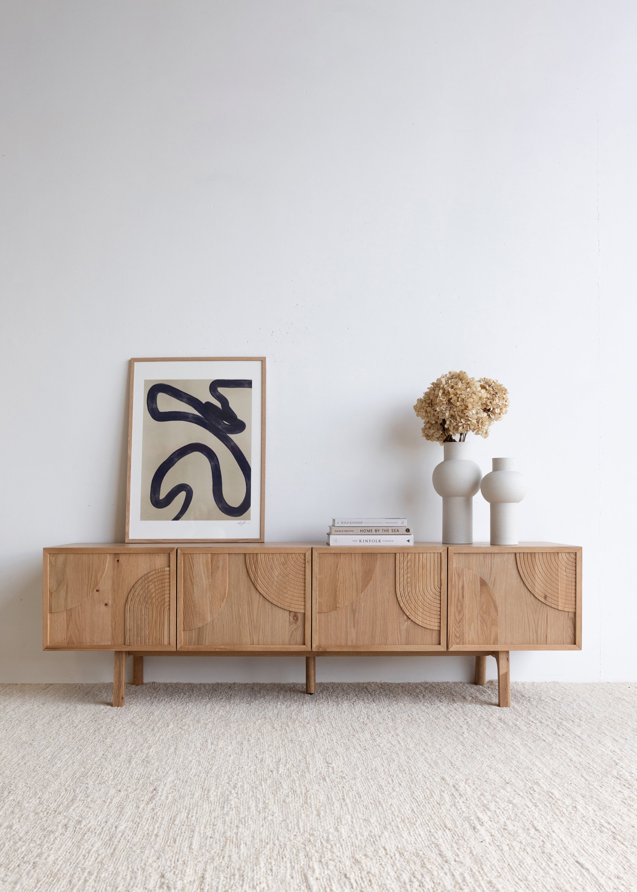 Bowie TV Stand / Natural Oak