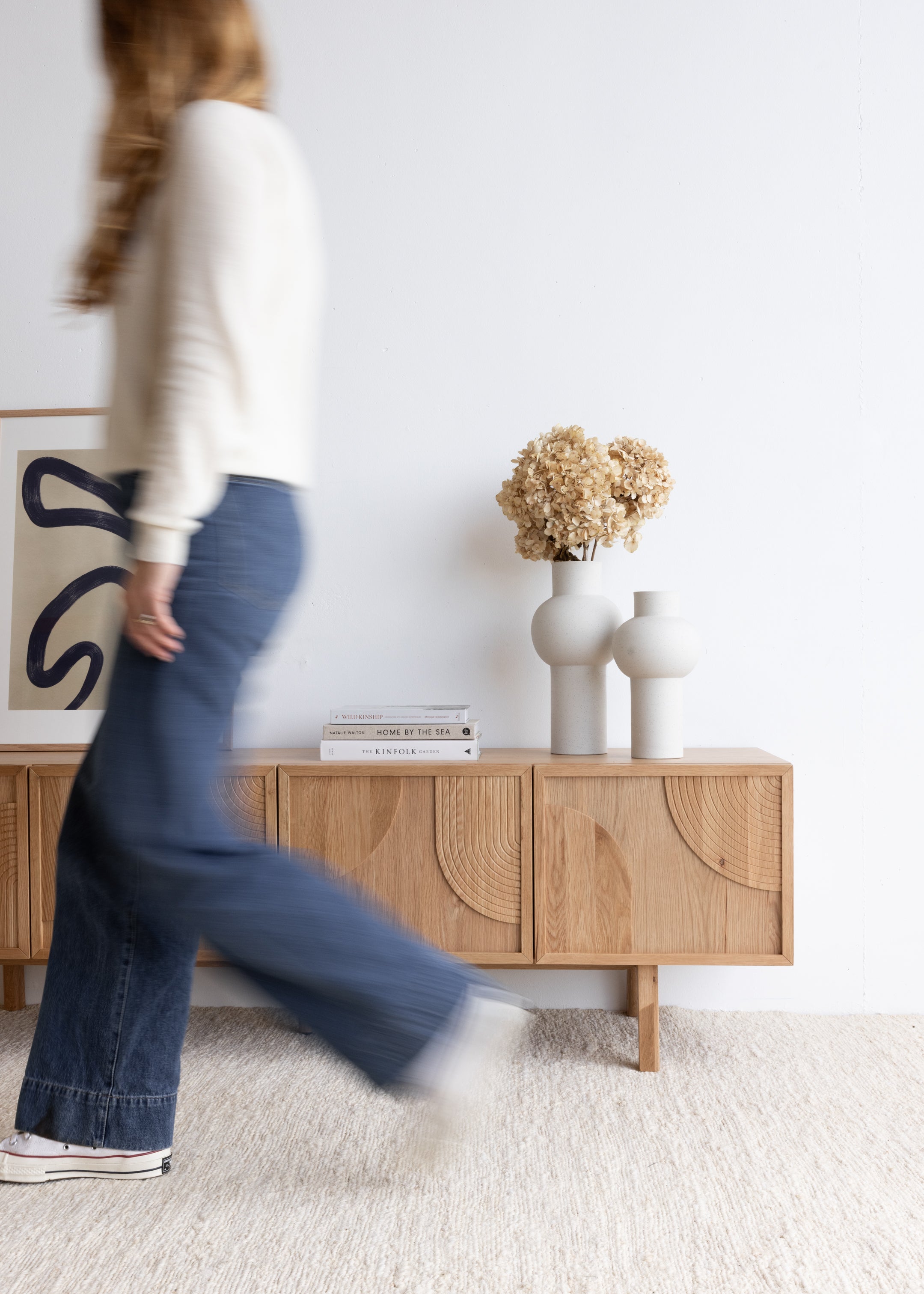 Bowie TV Stand / Natural Oak