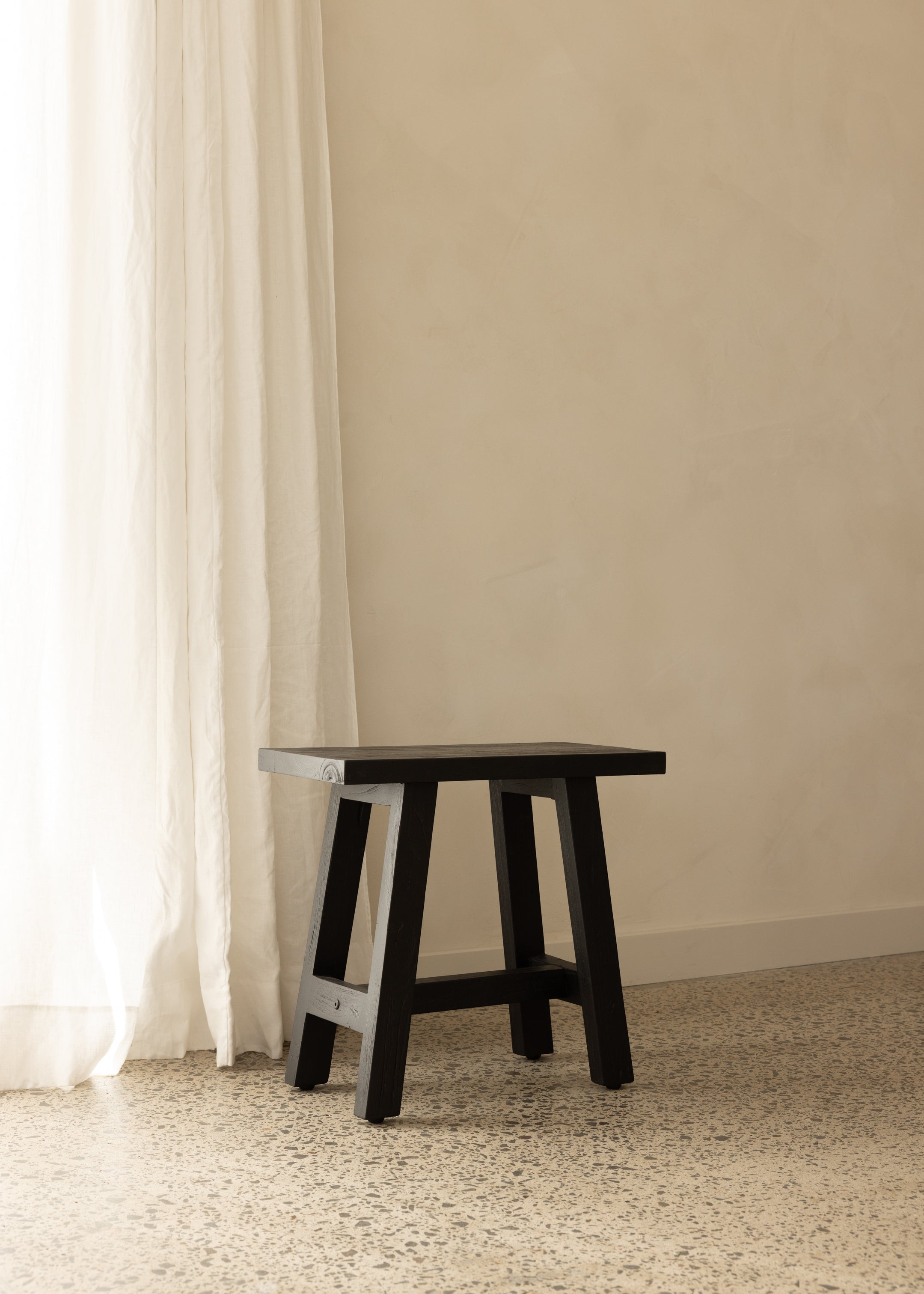 Jordy Teak Bench / Black