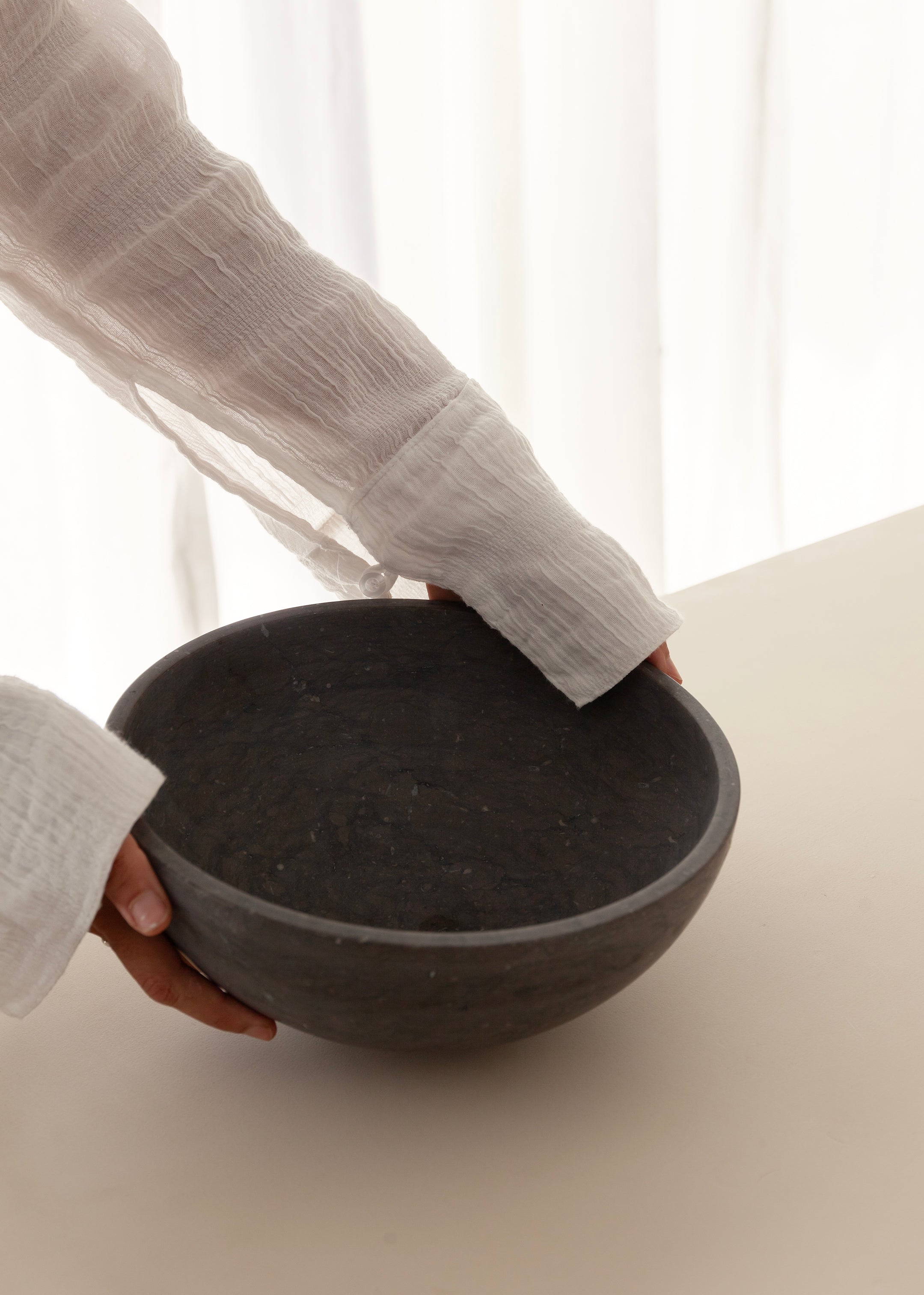 Koji Marble Bowl / Black
