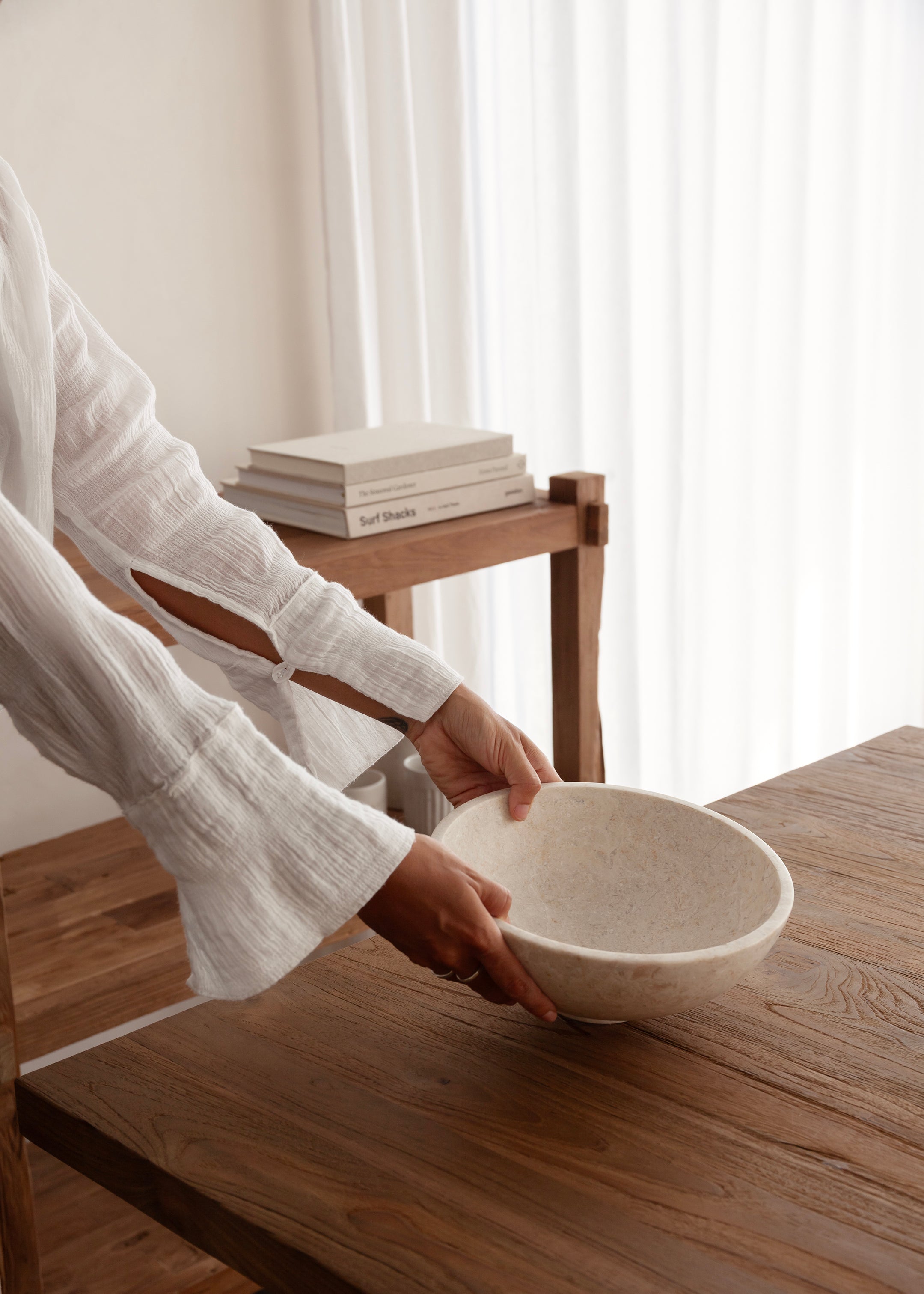 Koji Marble Bowl / Cream