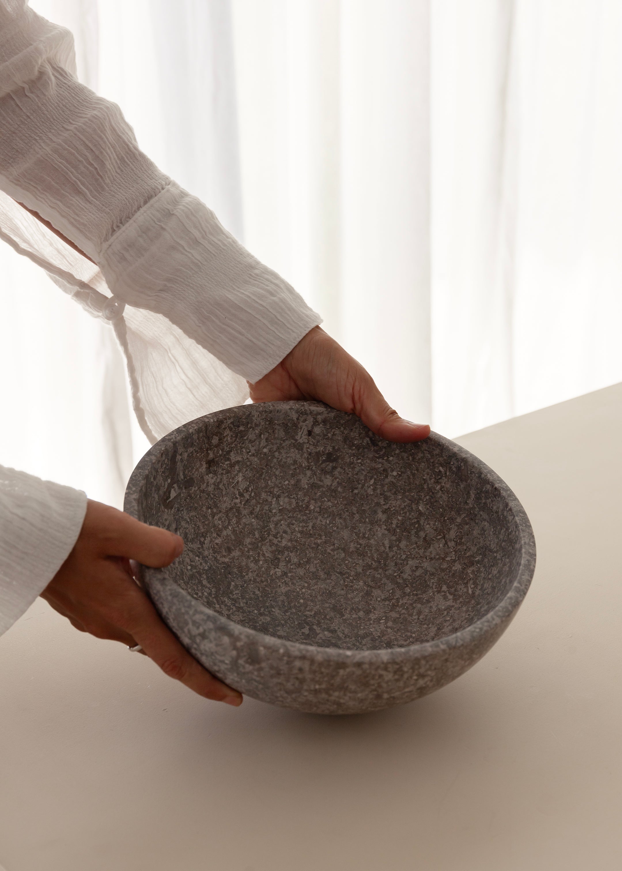 Koji Marble Bowl / Grey