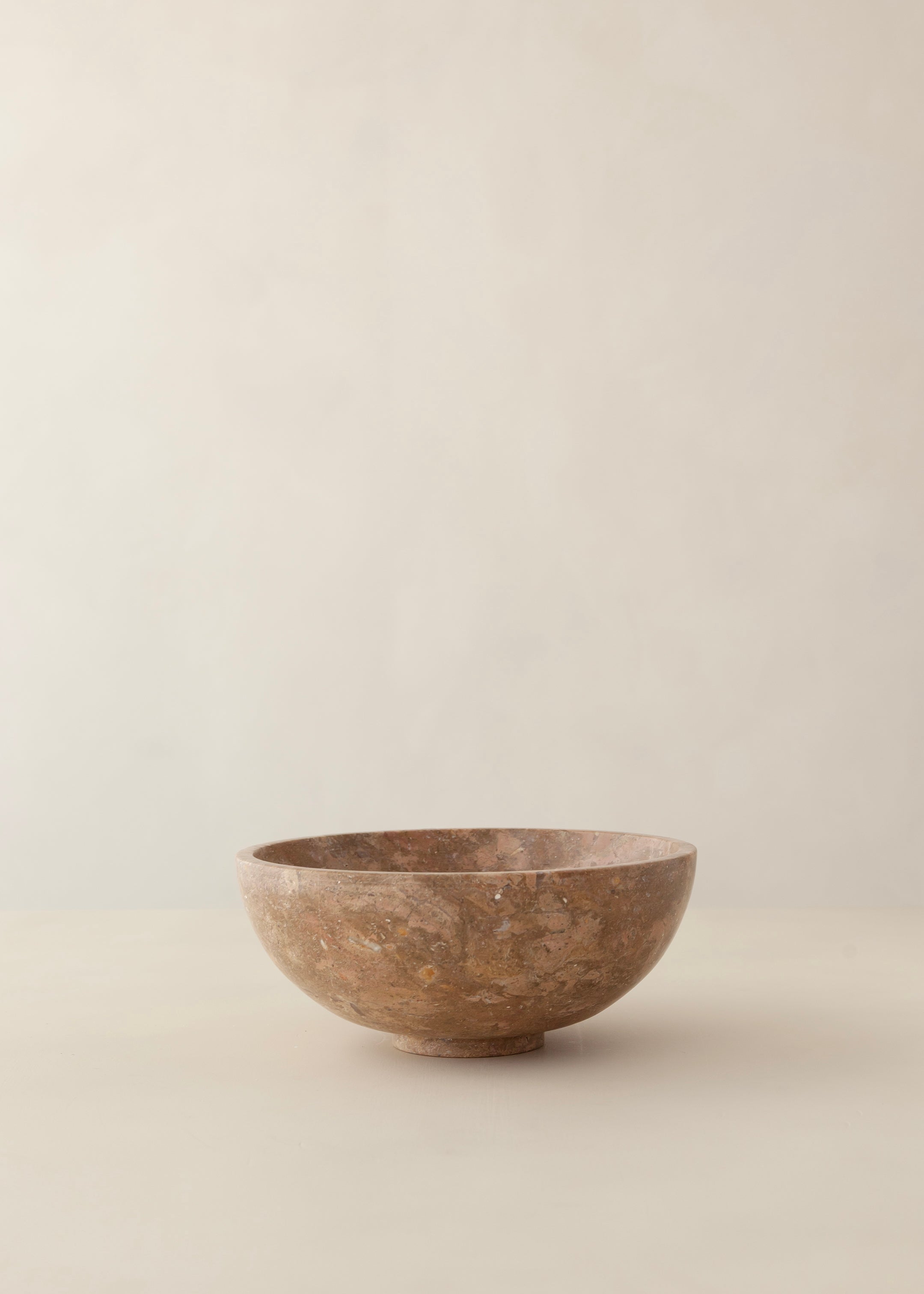 Koji Marble Bowl / Pink Taupe