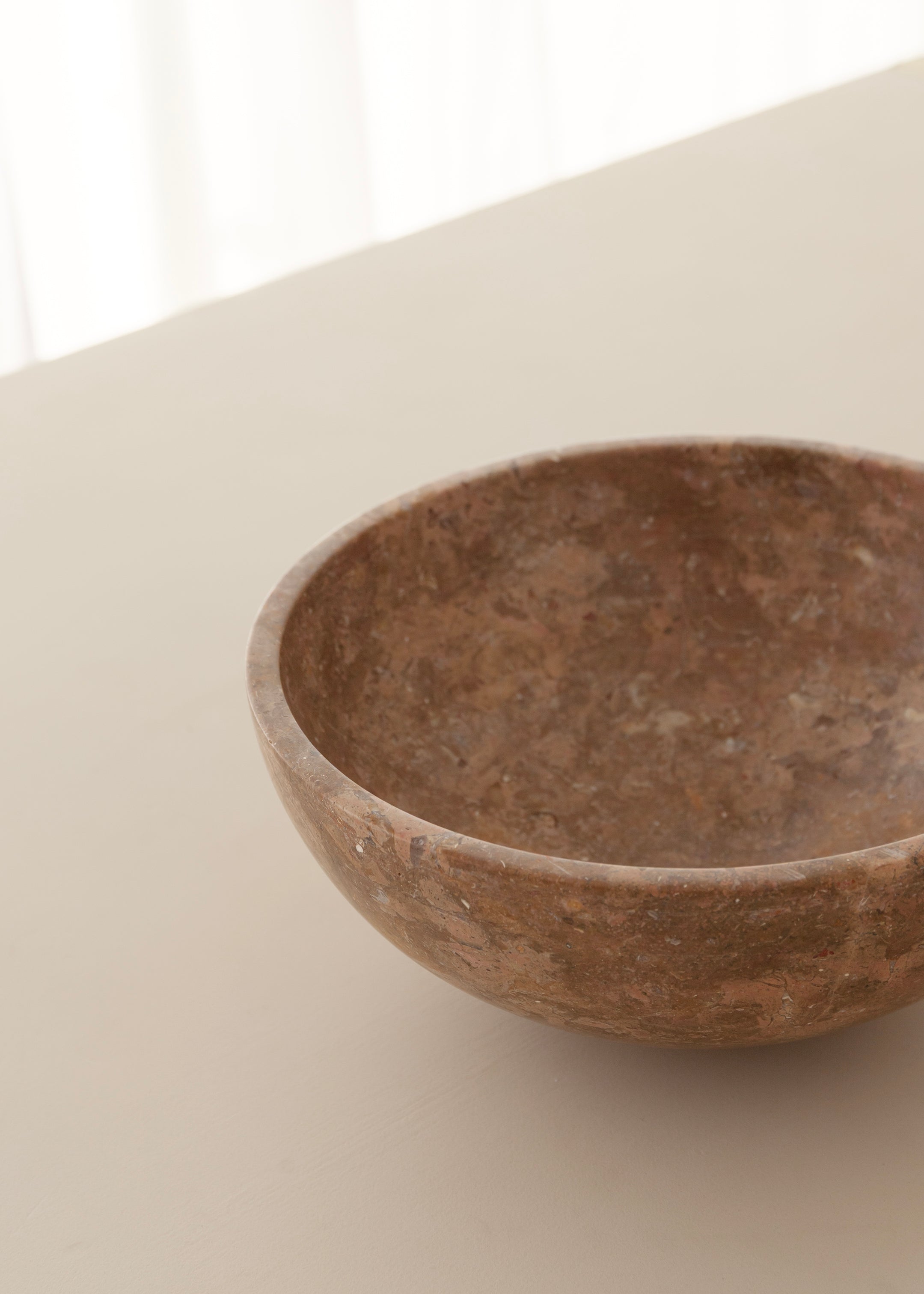 Koji Marble Bowl / Pink Taupe