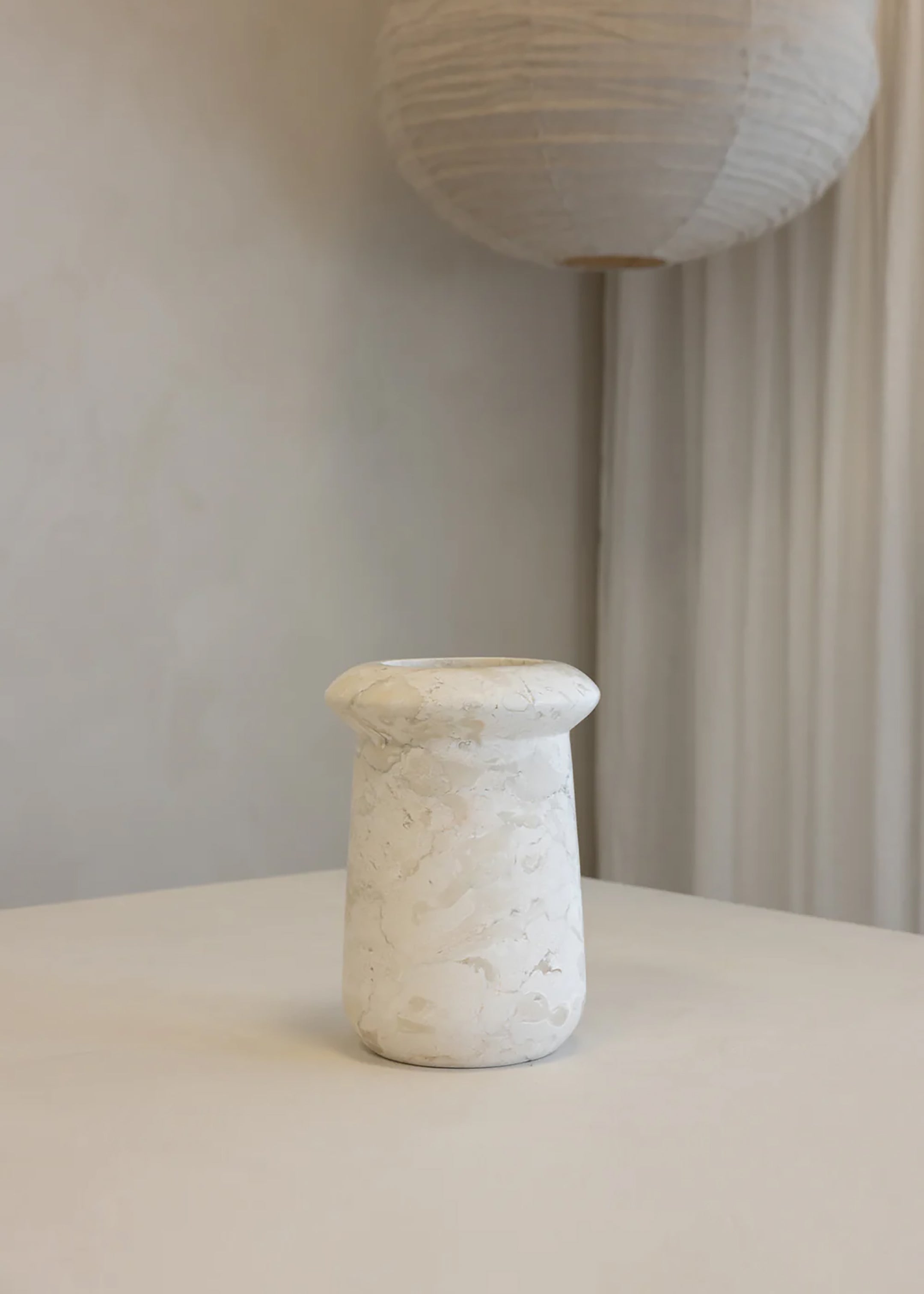 Pedra Marble Vessel / Cream