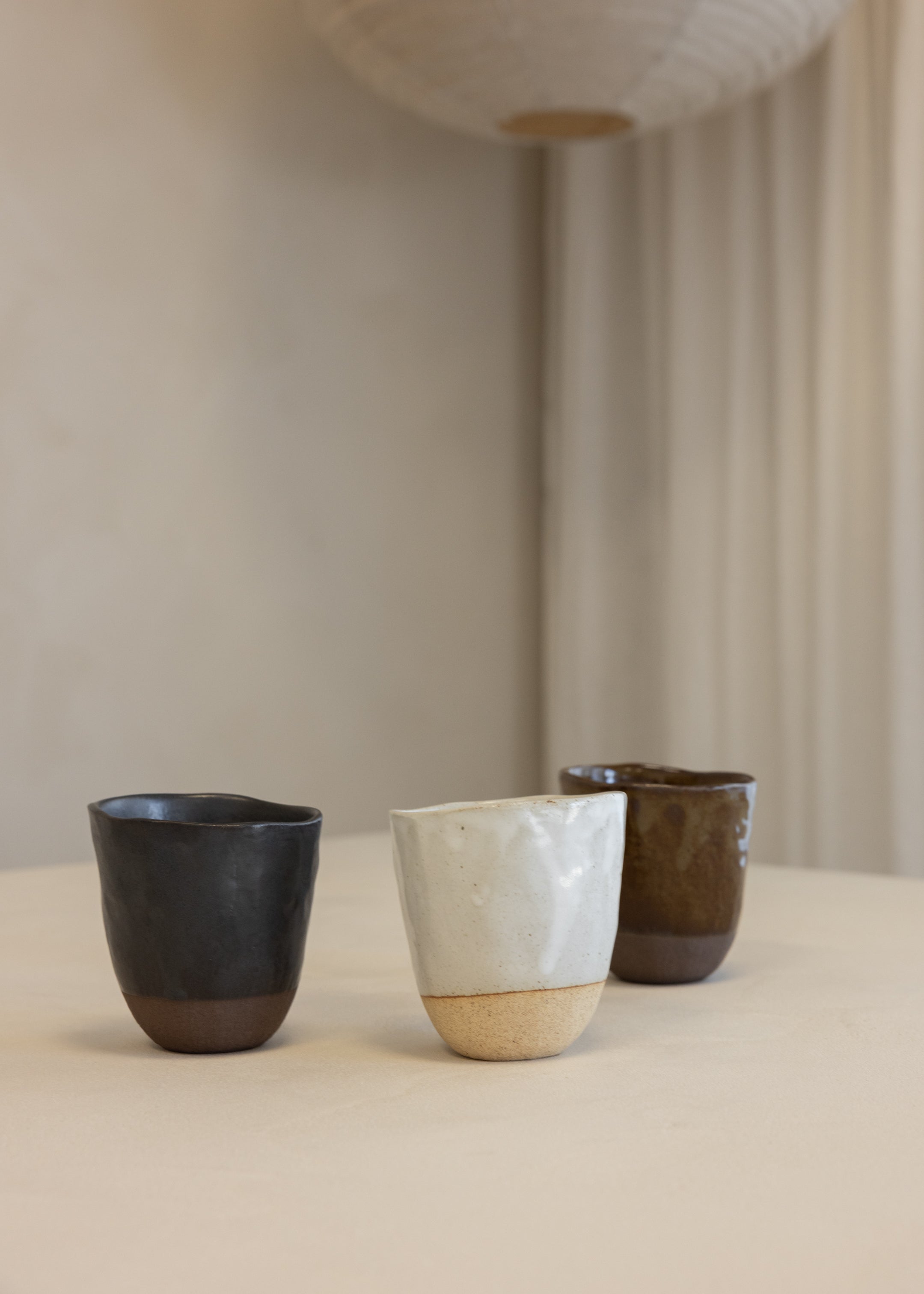 Large Organic Cup / White