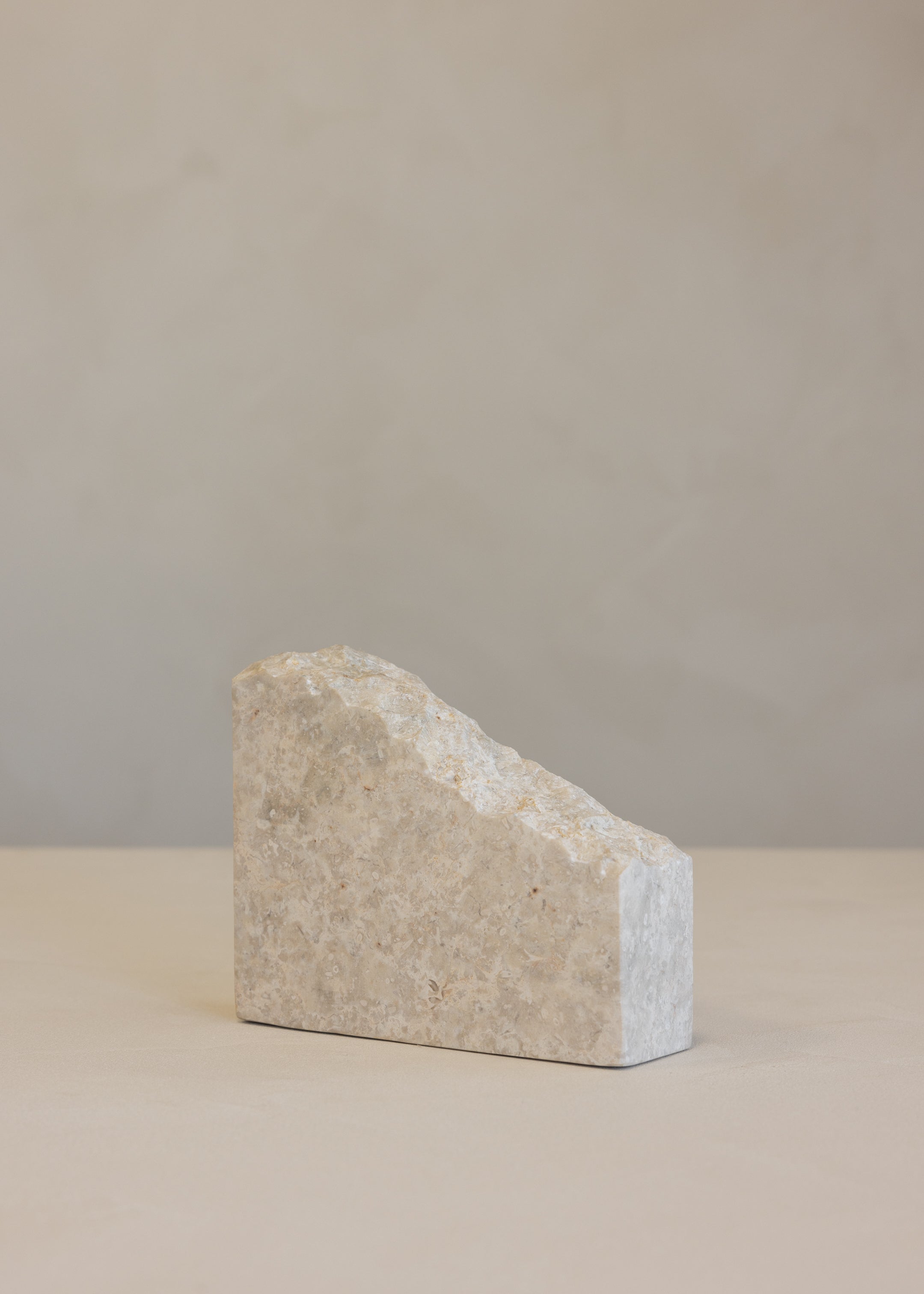 Roma Marble Book End / Cream