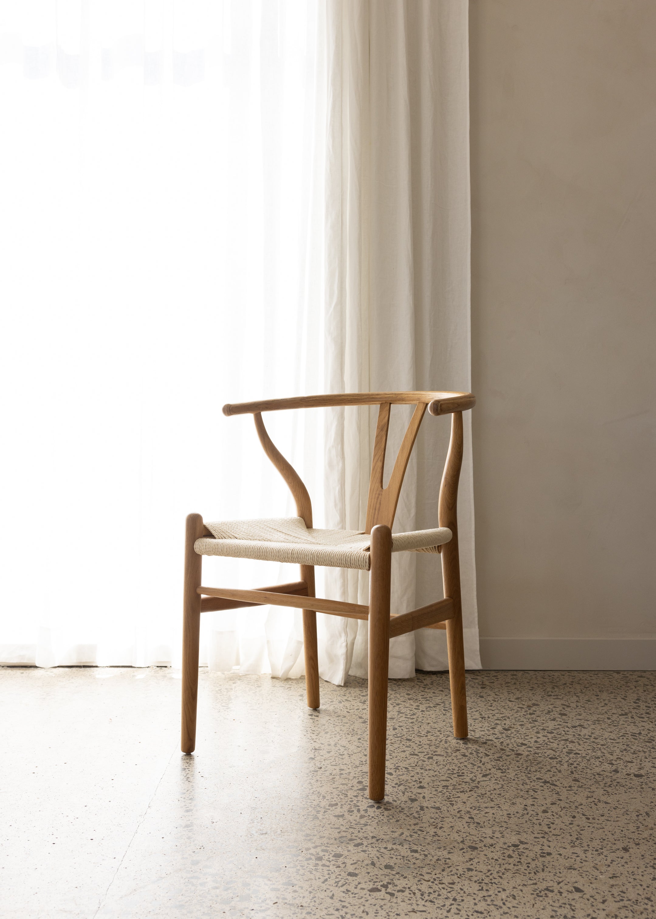 Wishbone Rope Chair / Oak