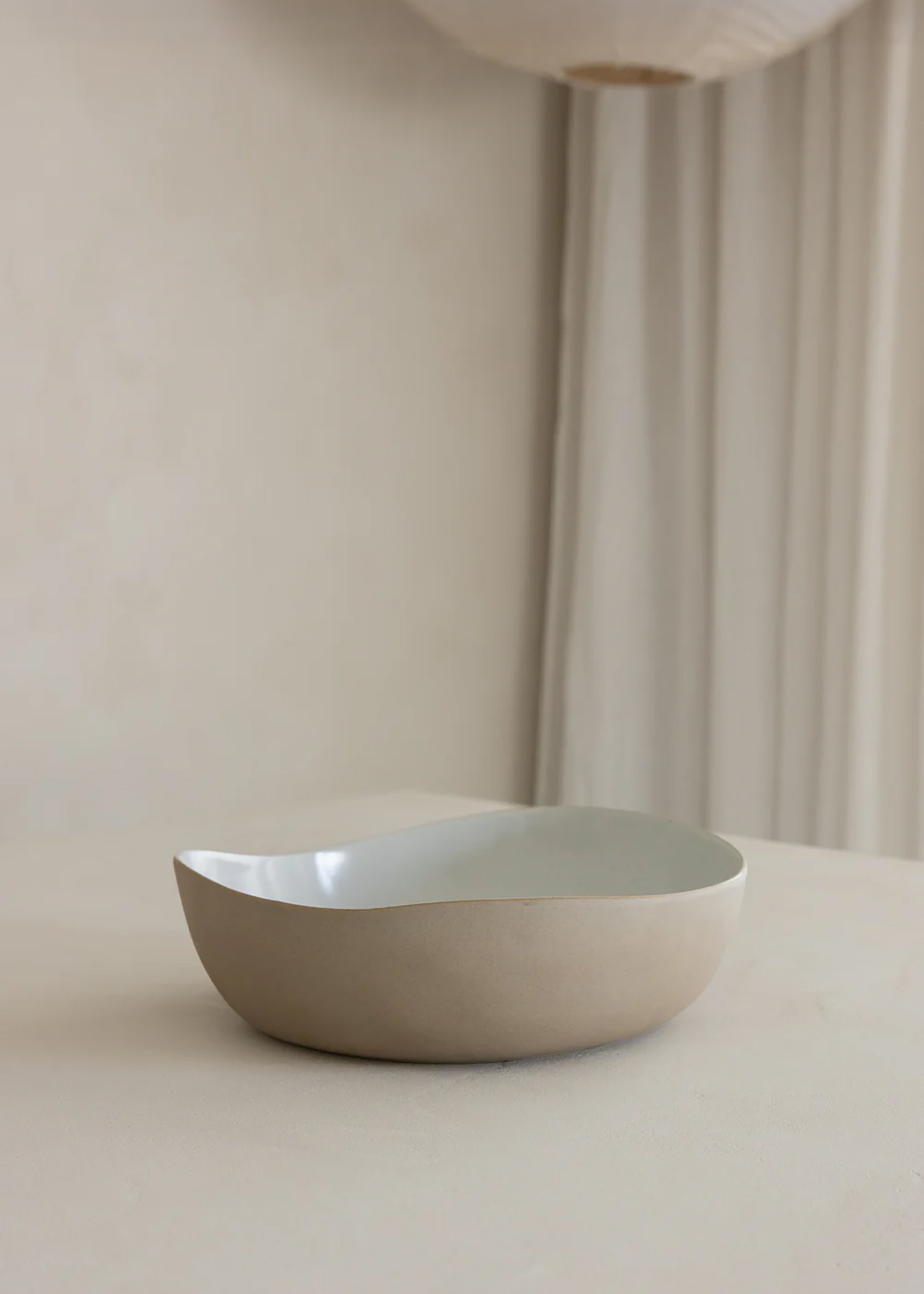 Table Of Plenty Serving Bowl 30.5cm / White & Clay