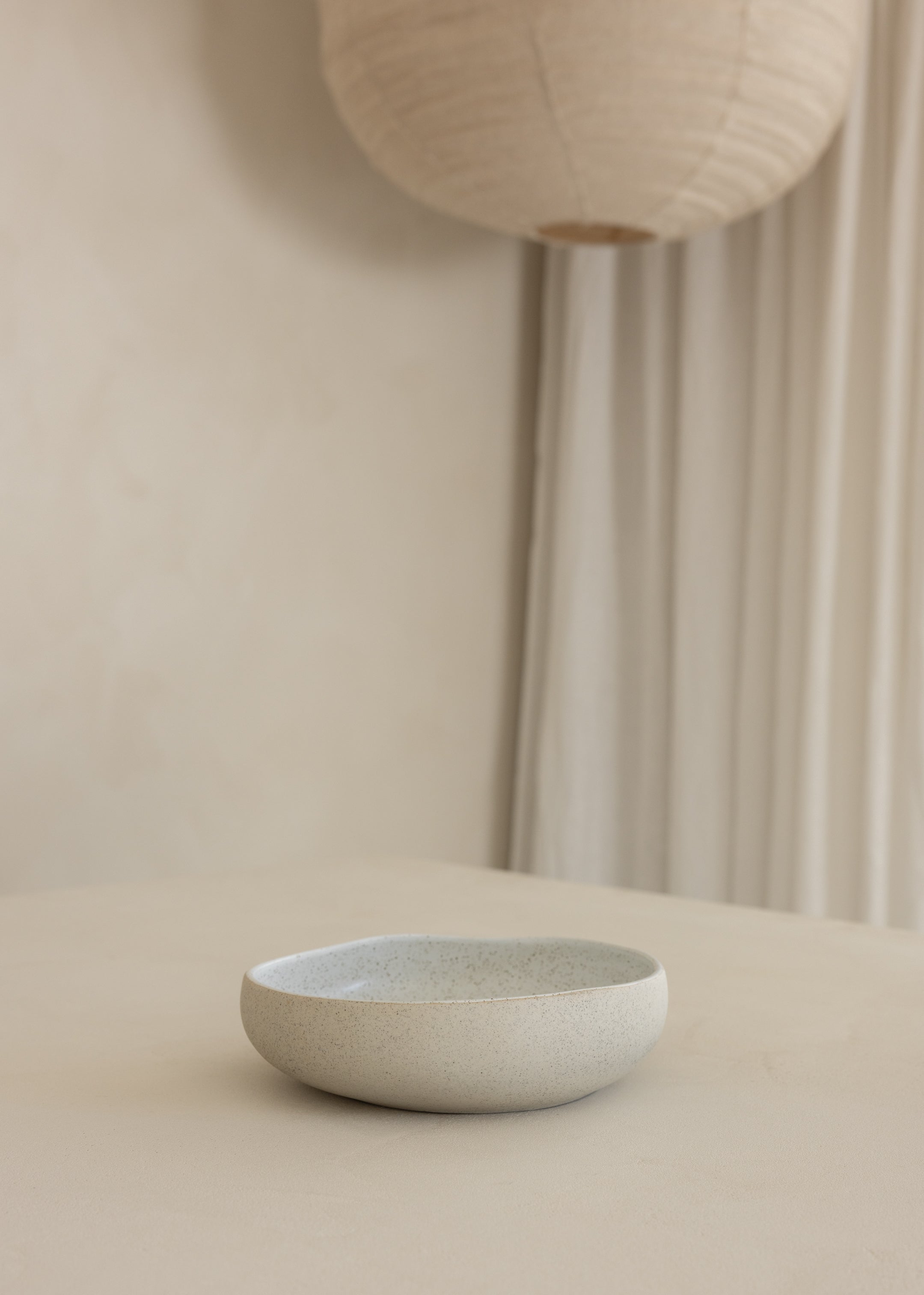 Garden To Table Serving Bowl 20cm / White & Clay