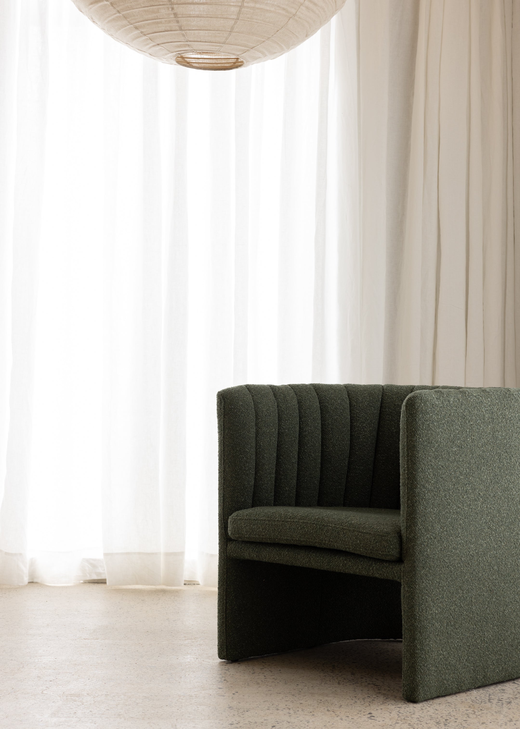 Milano Occasional Chair / Boucle / Green