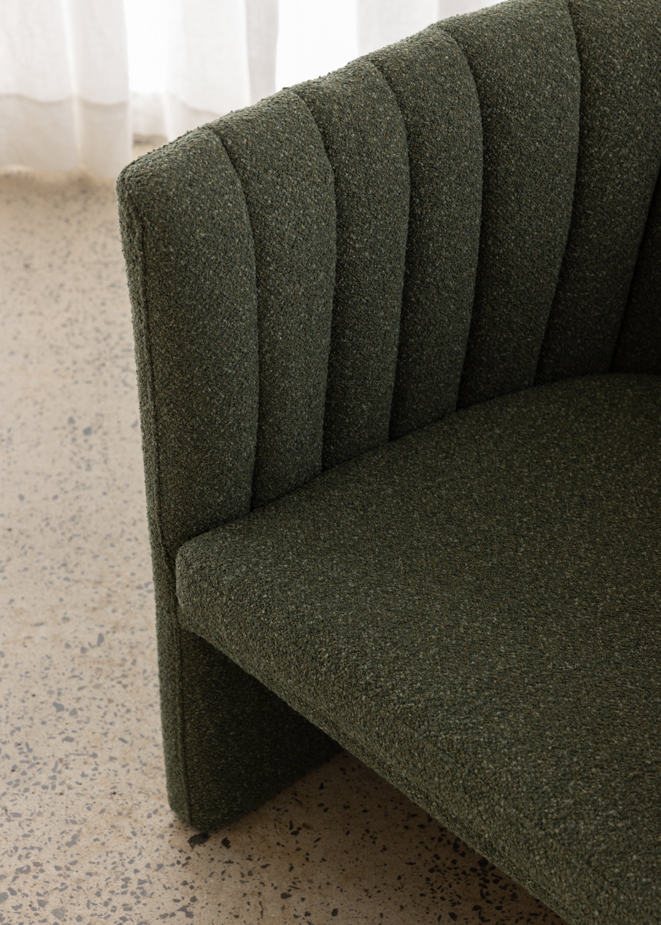 Milano Occasional Chair / Boucle / Green