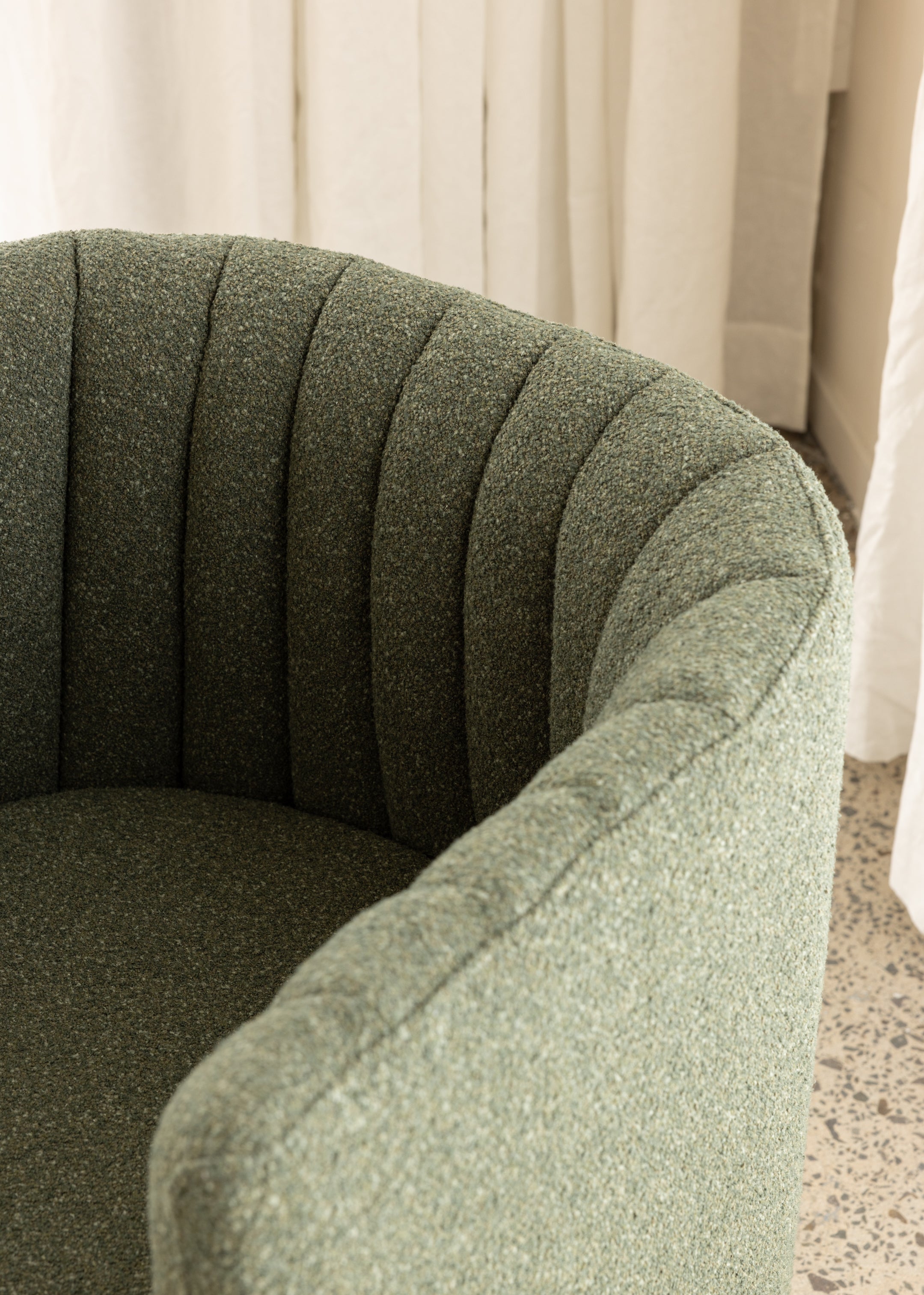 Milano Occasional Chair / Boucle / Green