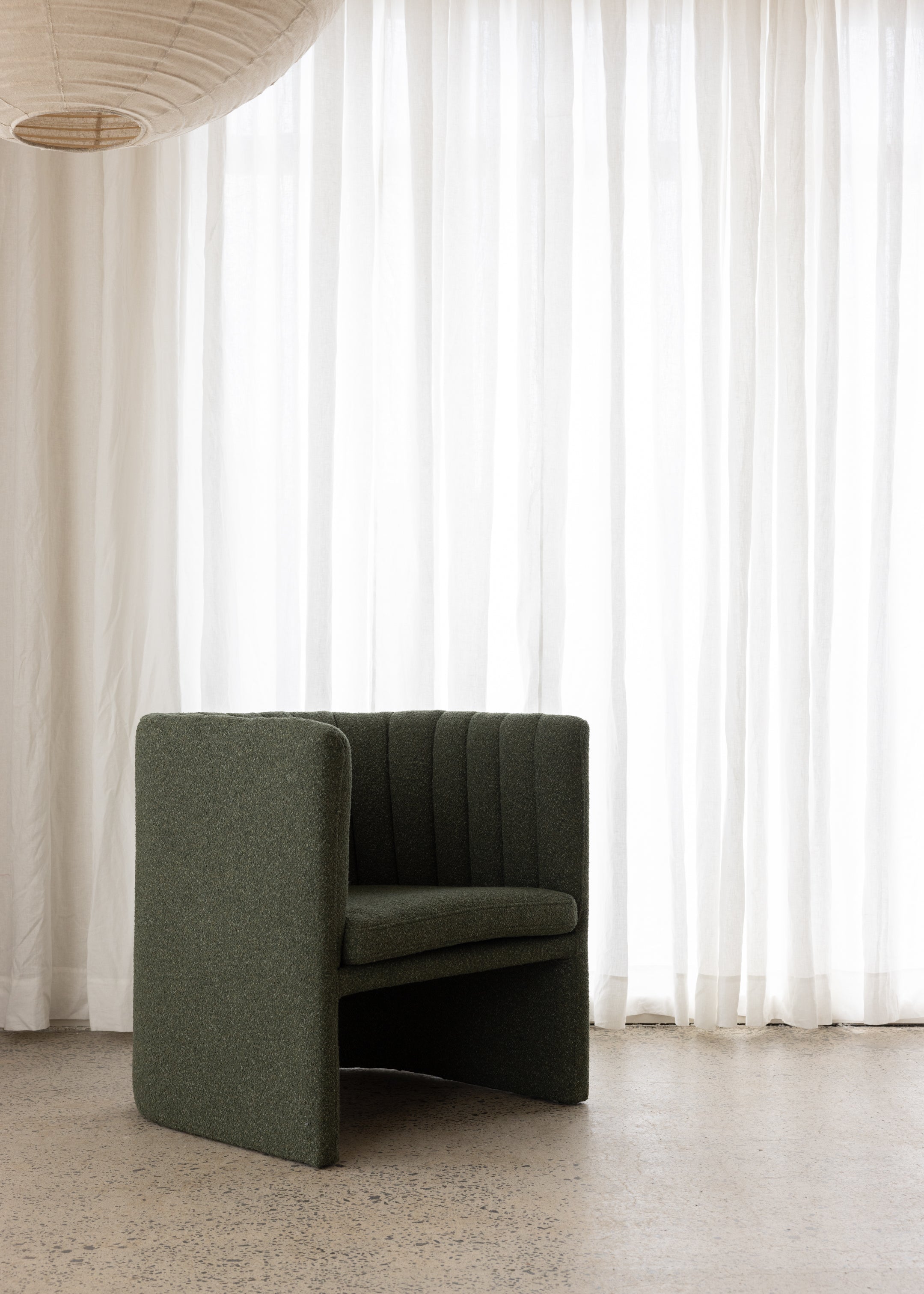 Milano Occasional Chair / Boucle / Green