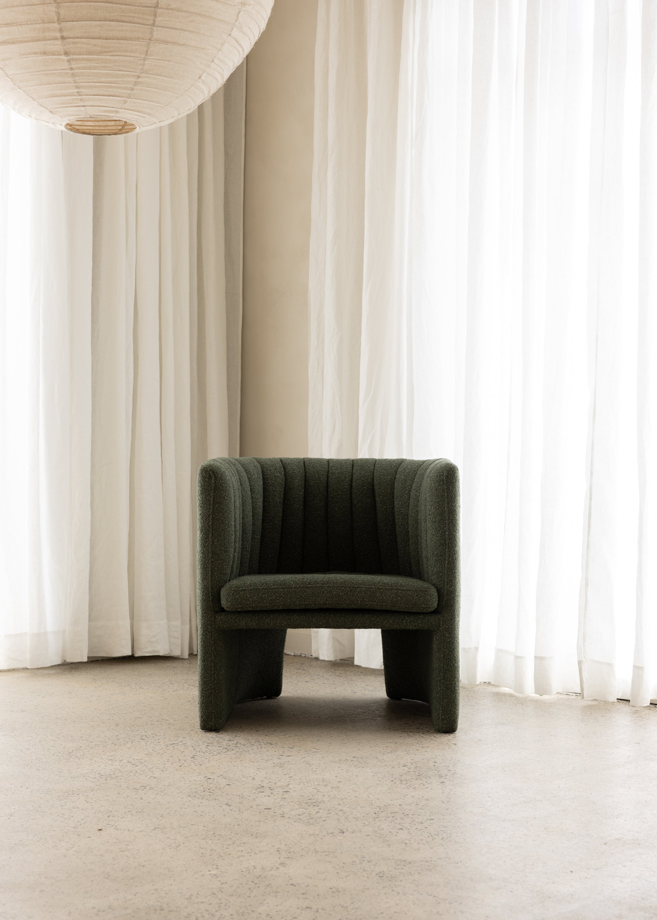 Milano Occasional Chair / Boucle / Green