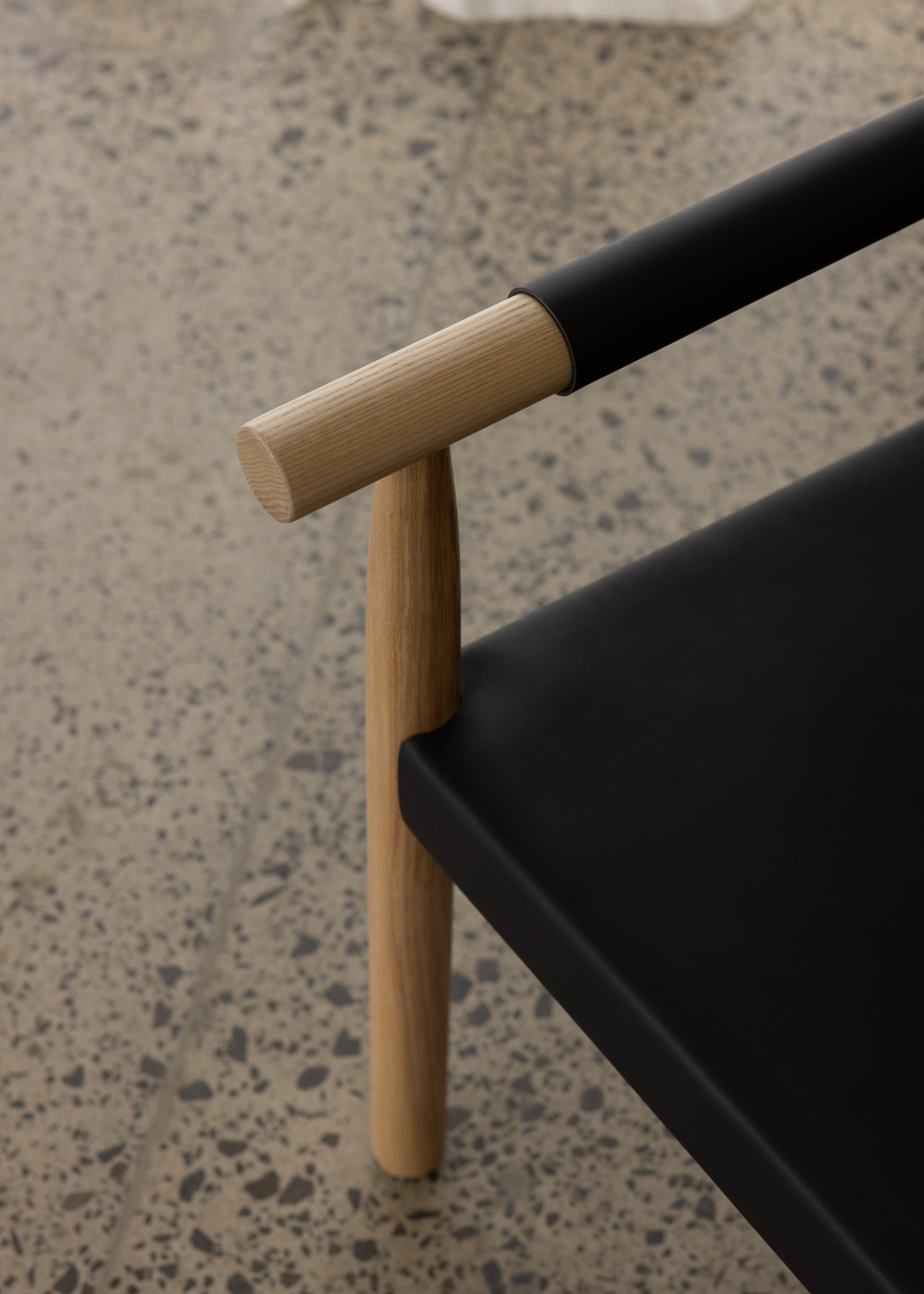 Mister Occasional Chair / Vege Tan Leather / Black
