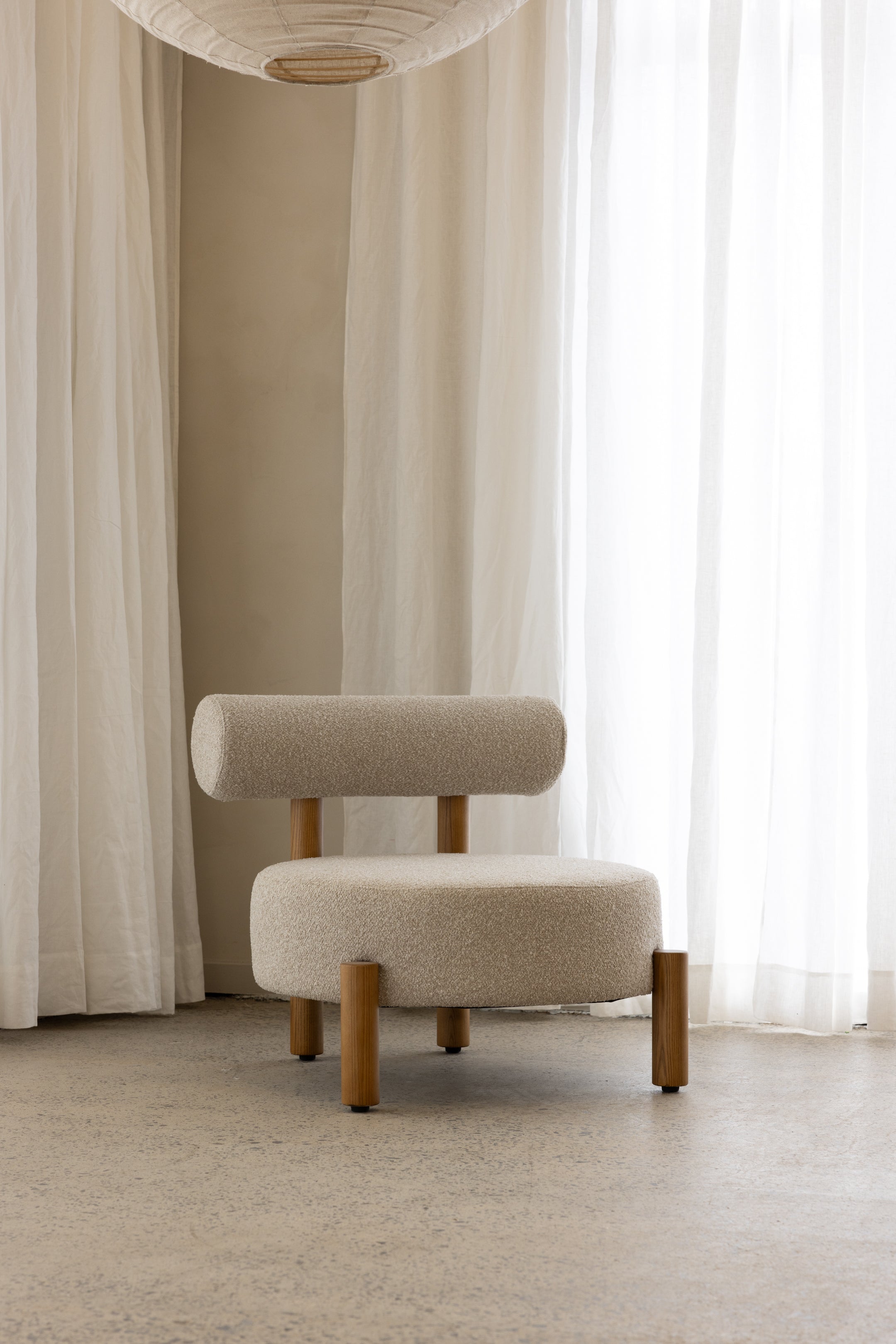 Santos Occasional Chair / Boucle / Natural