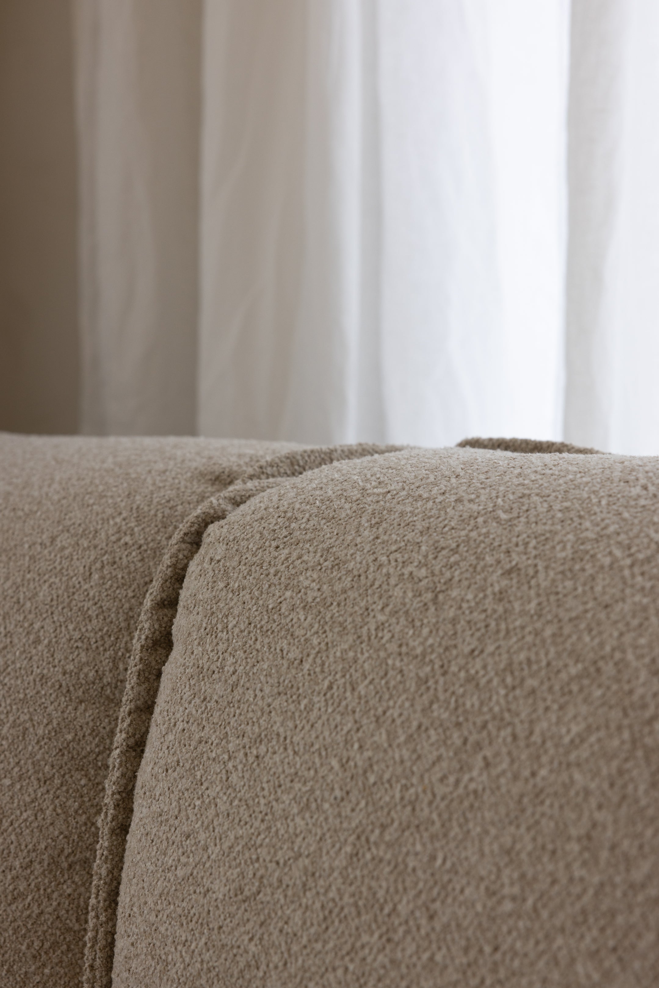 Brownsville L Sofa Right / Boucle / Natural
