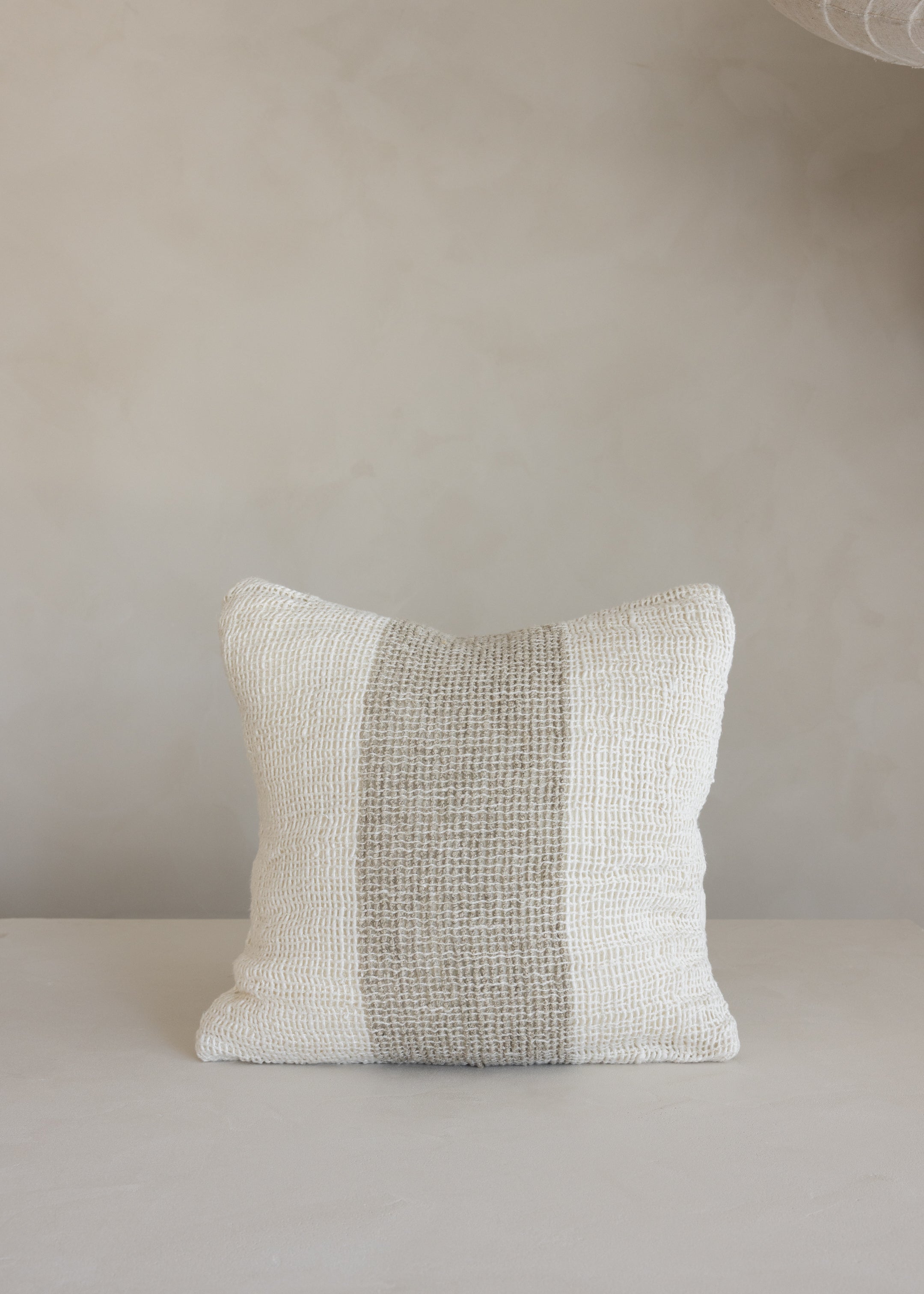 Coco Linen Cushion Cover / Ivory & Natural