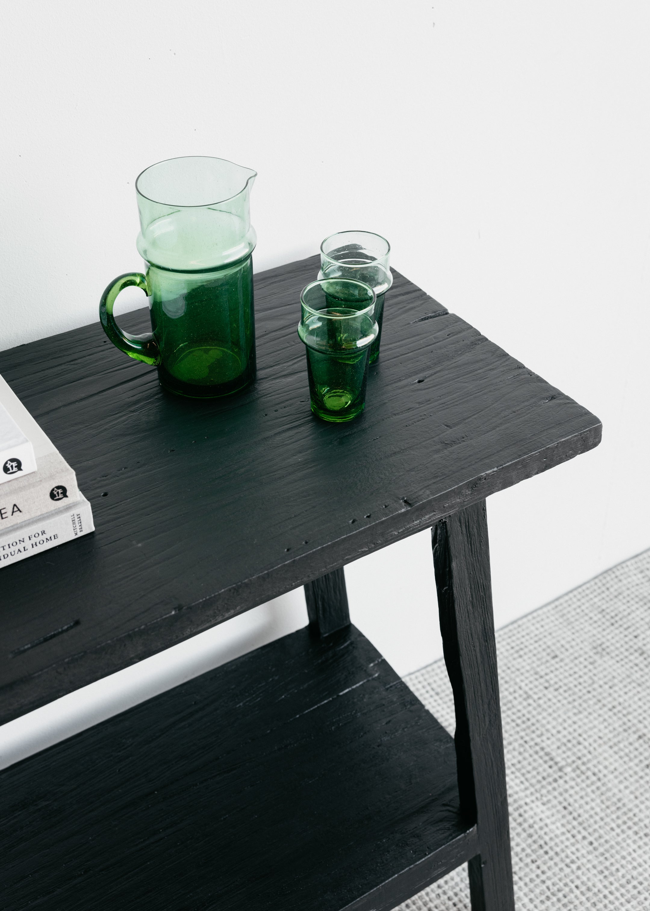 Sara Teak Console 150cm / Black