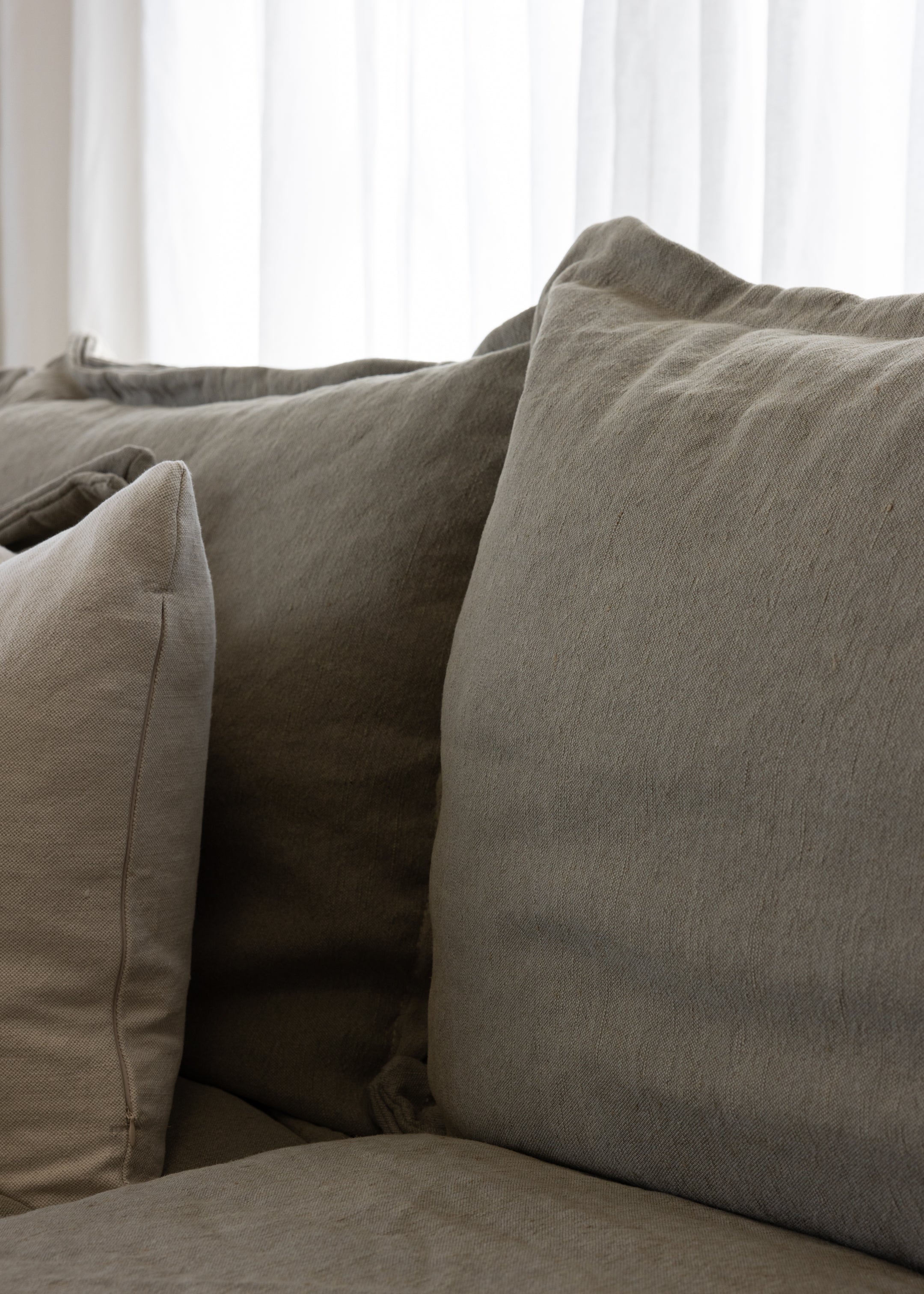 Mia Modular Jute Sofa / Flax