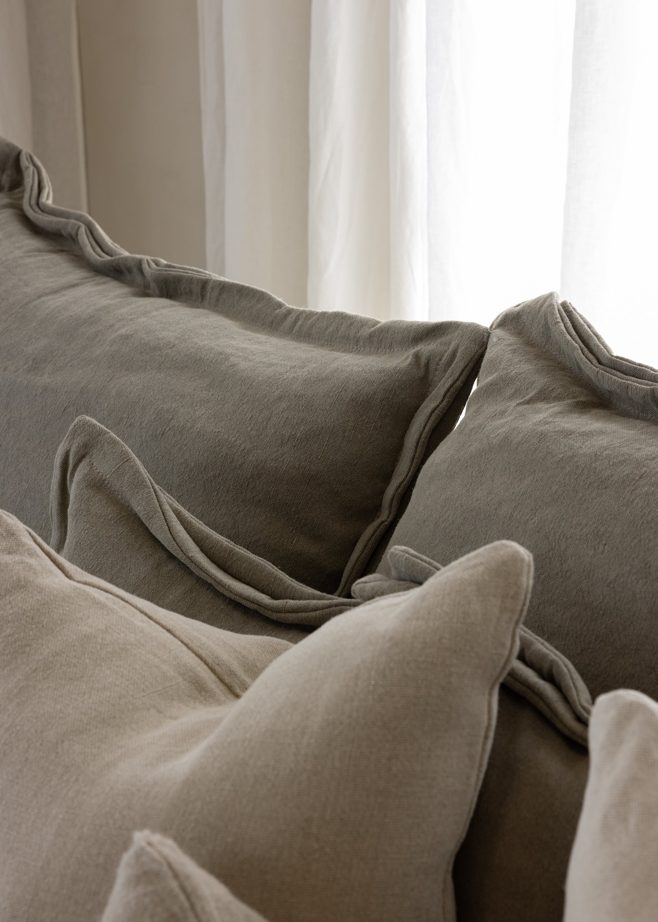 Mia Modular Jute Sofa / Flax