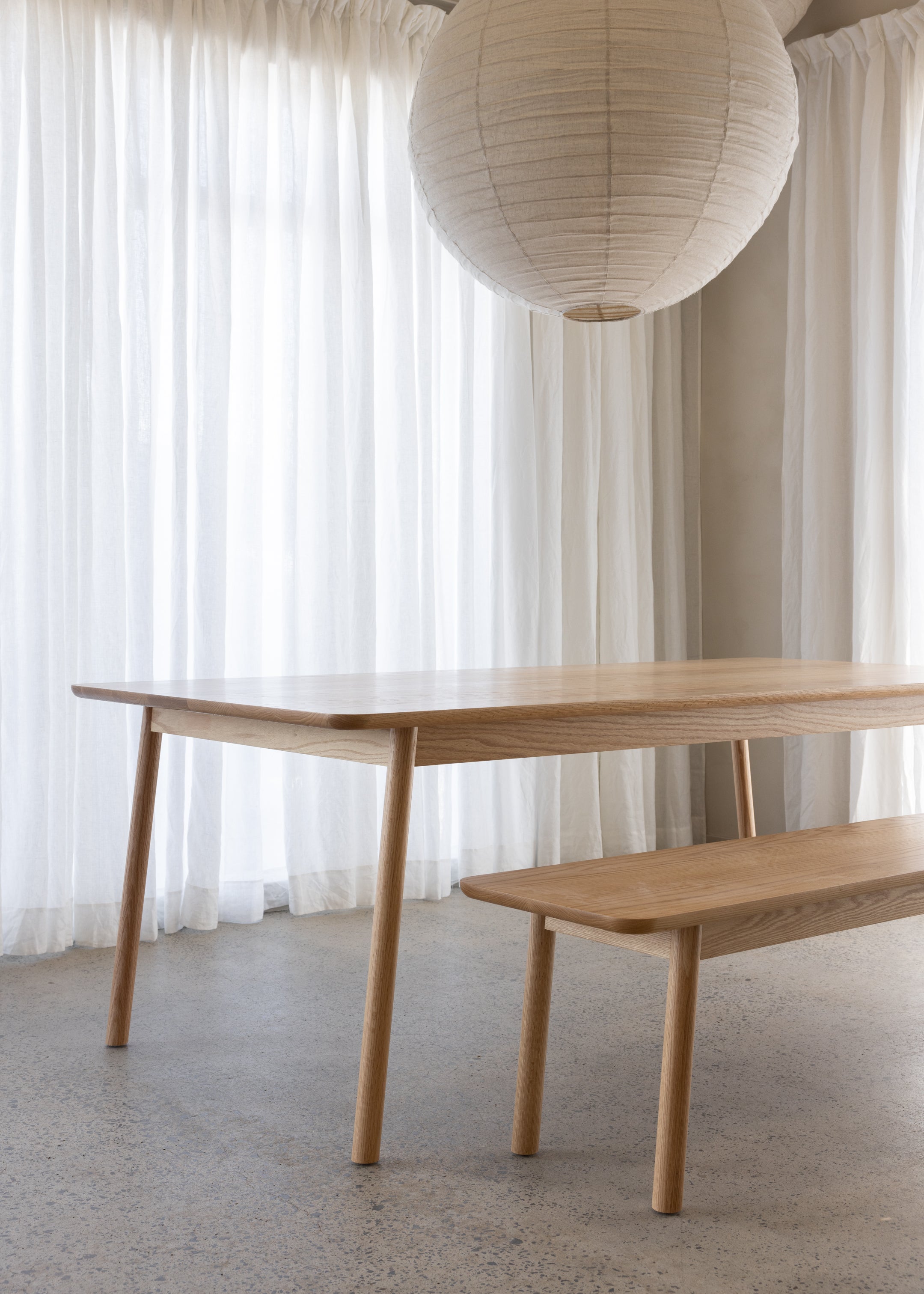 Radial Bench / Oak