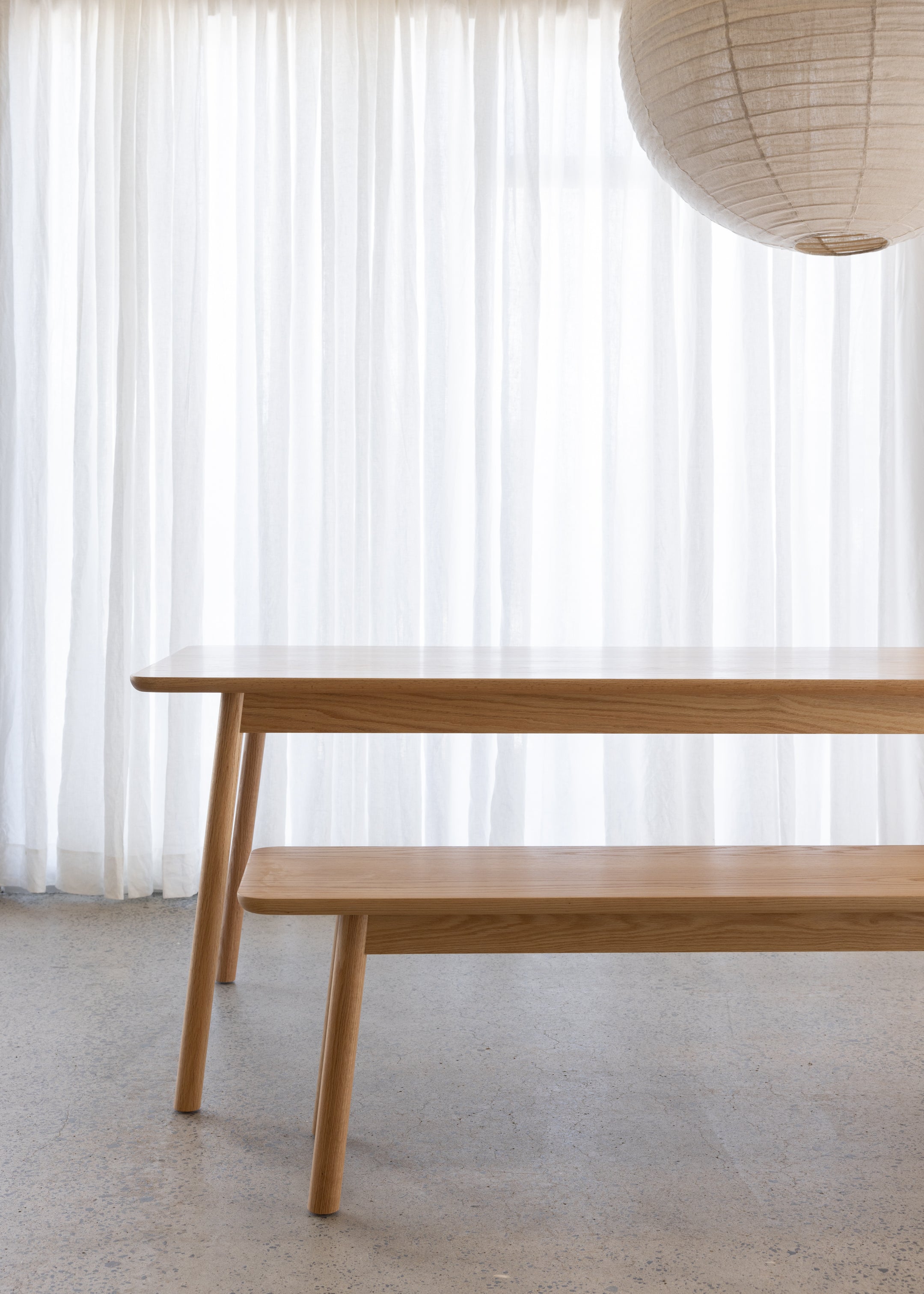 Radial Bench / Oak