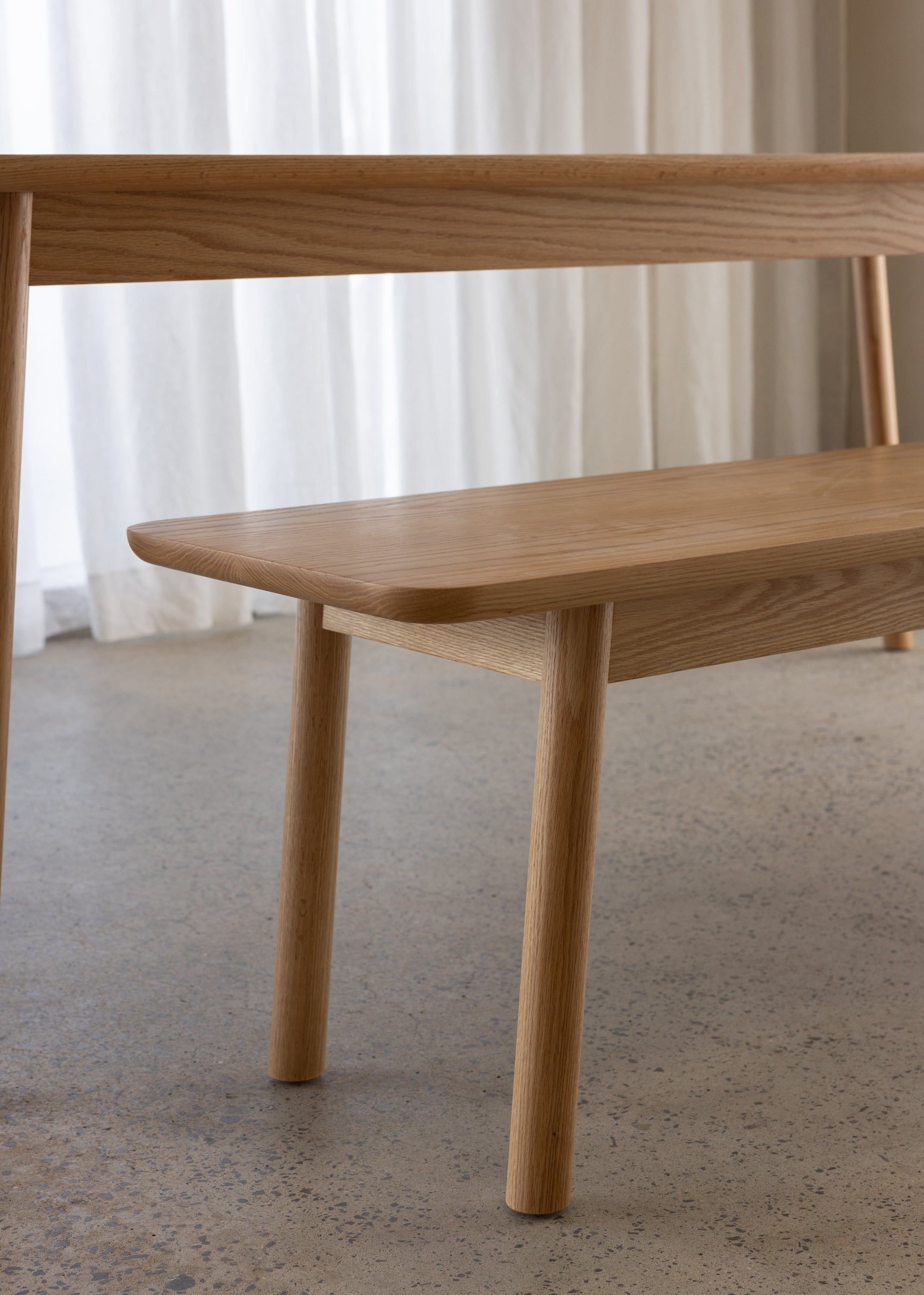 Radial Bench / Oak