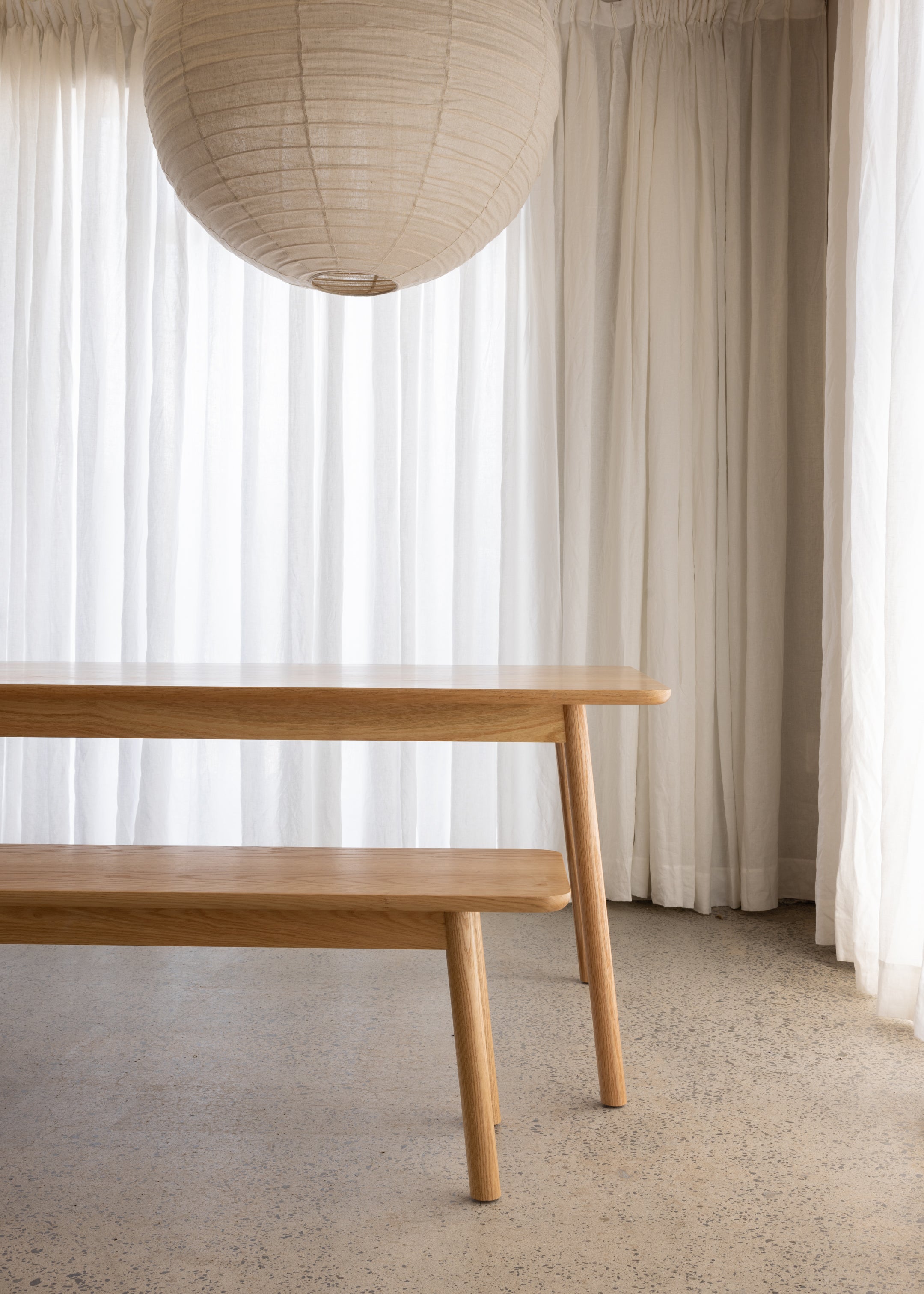 Radial Dining Table / Oak
