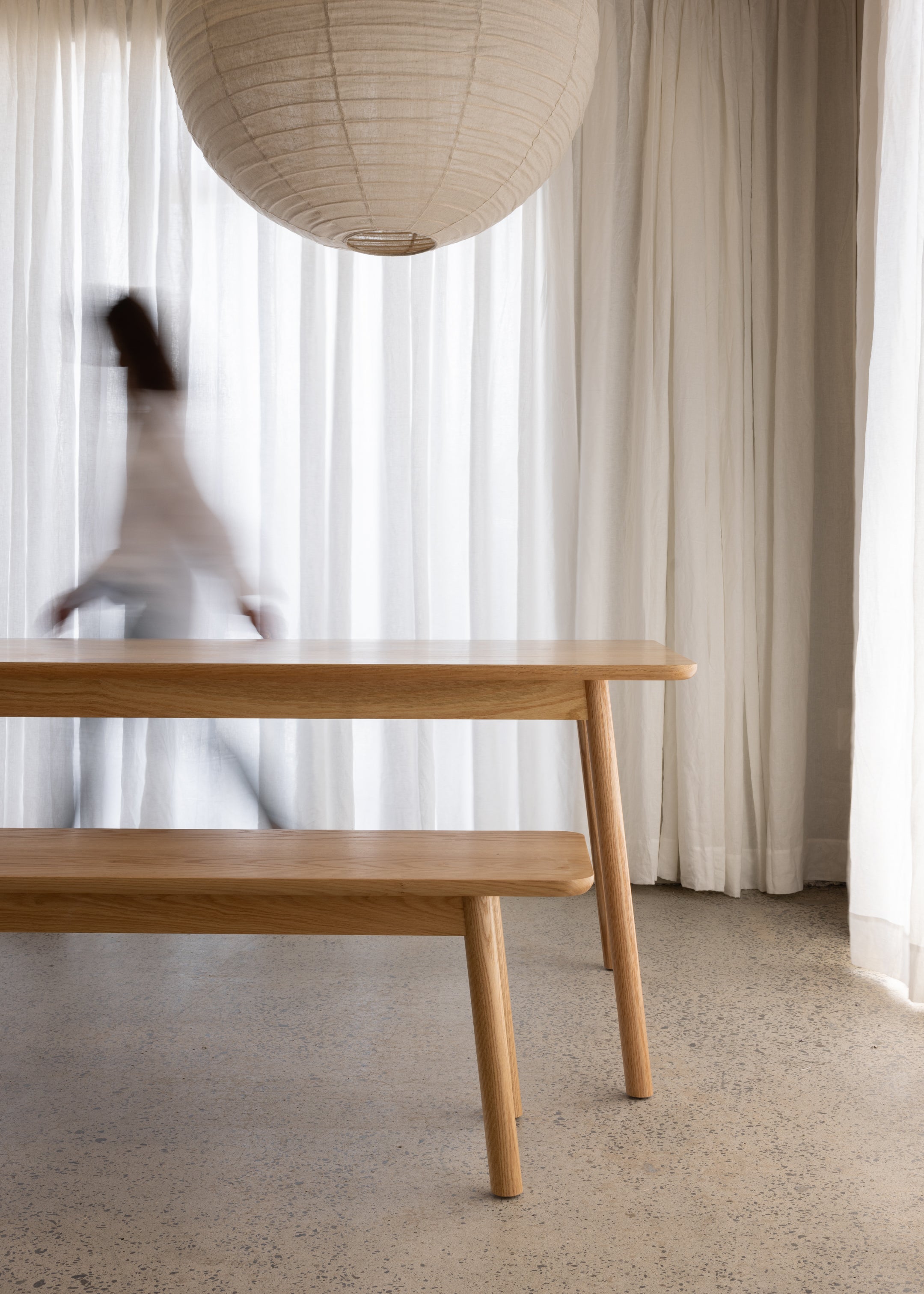 Radial Bench / Oak