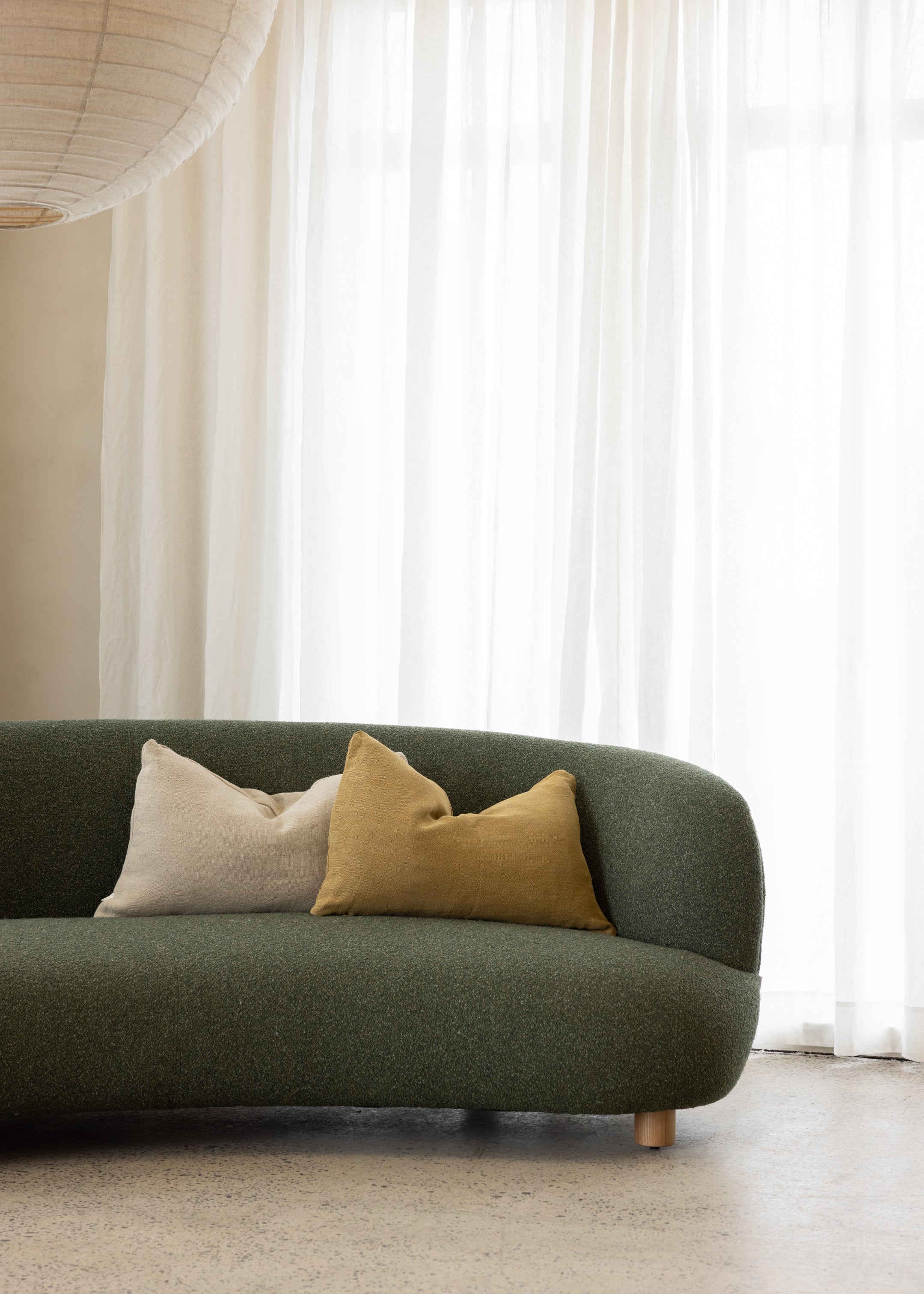 Tribecca Sofa 3 Seat / Boucle / Green