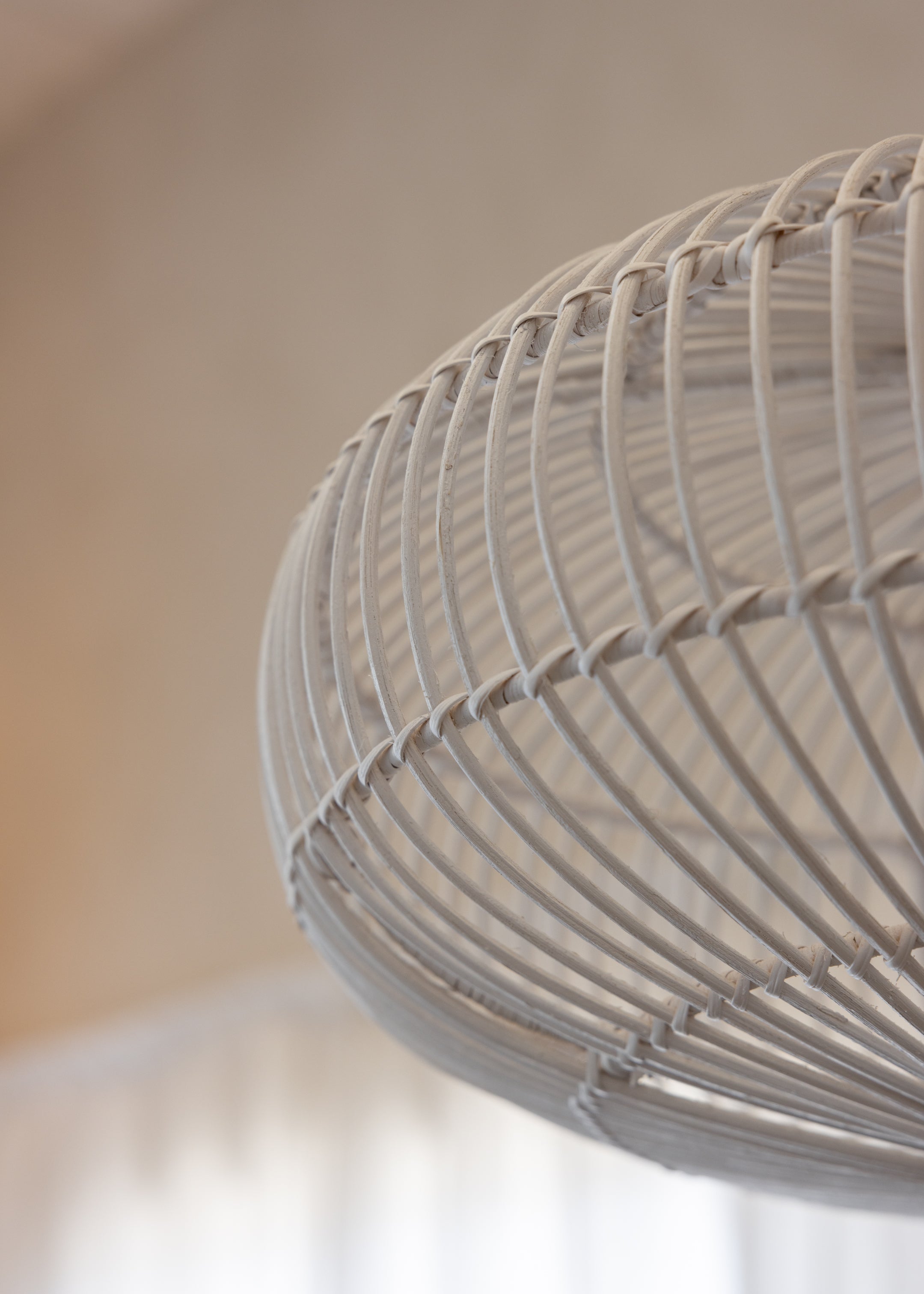 Ashley Pendant / White