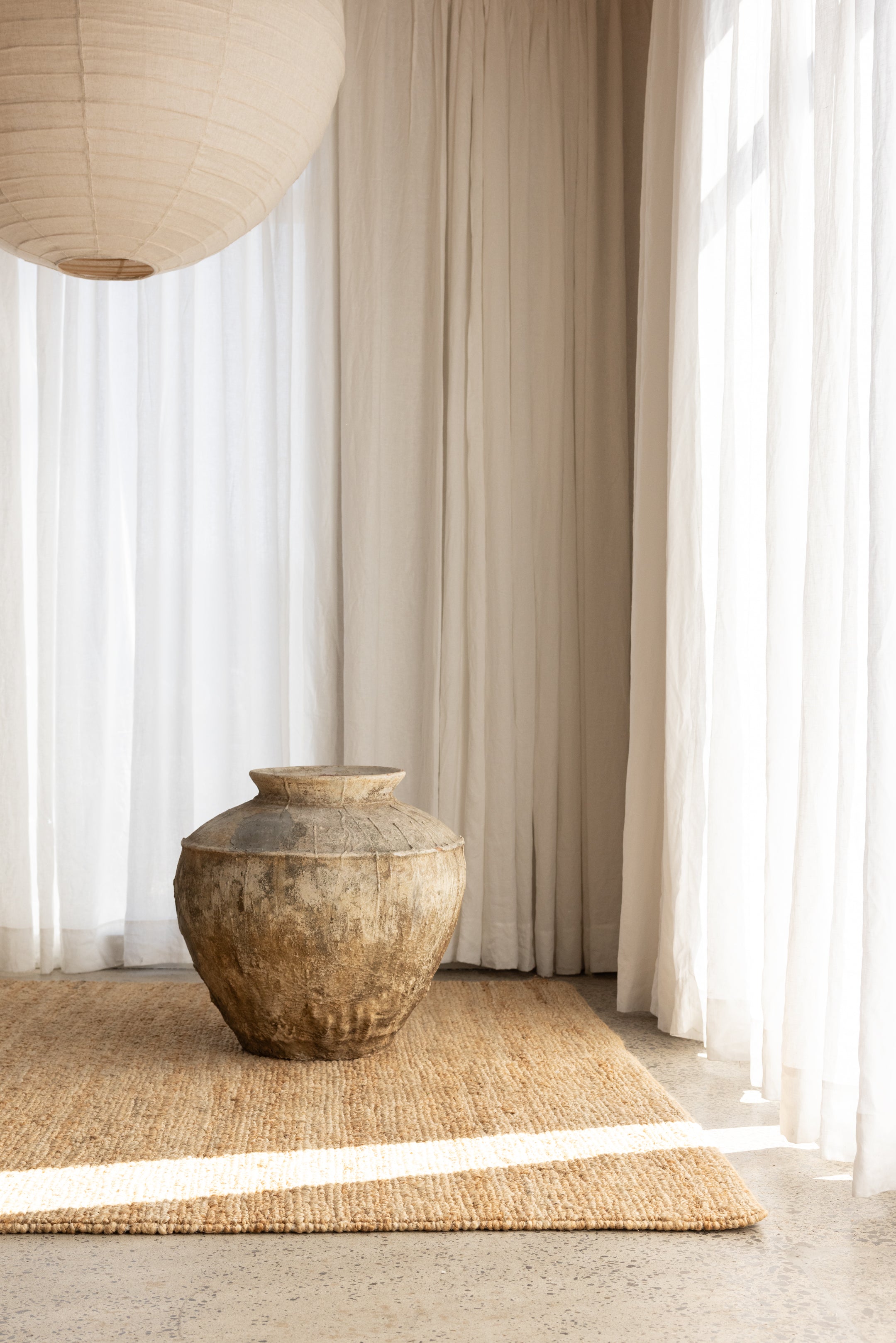 Papeete Jute Floor Rug 200cm x 300cm / Natural