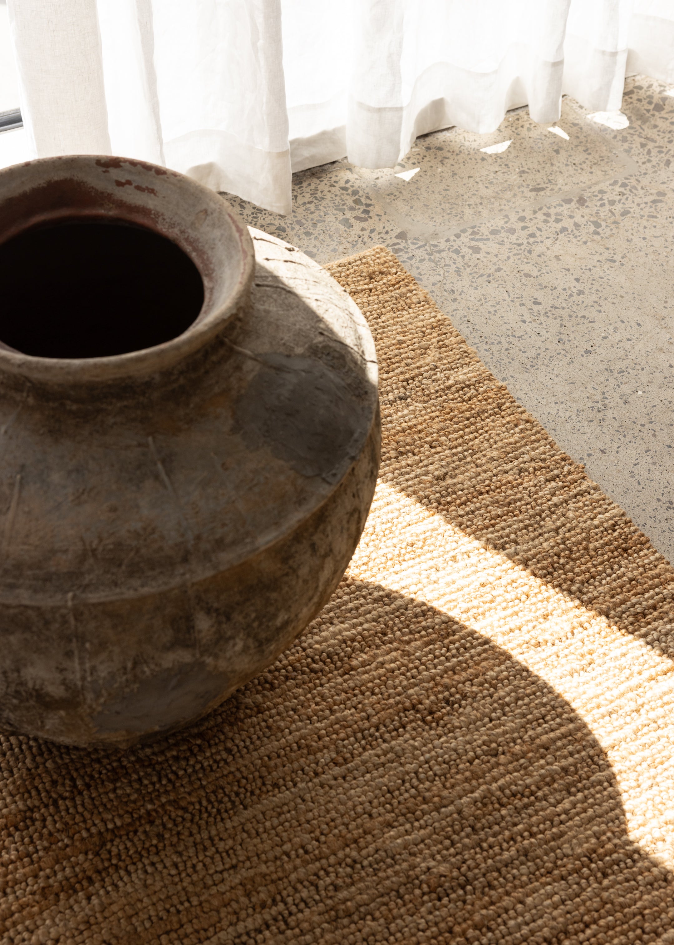 Papeete Jute Floor Rug 200cm x 300cm / Natural