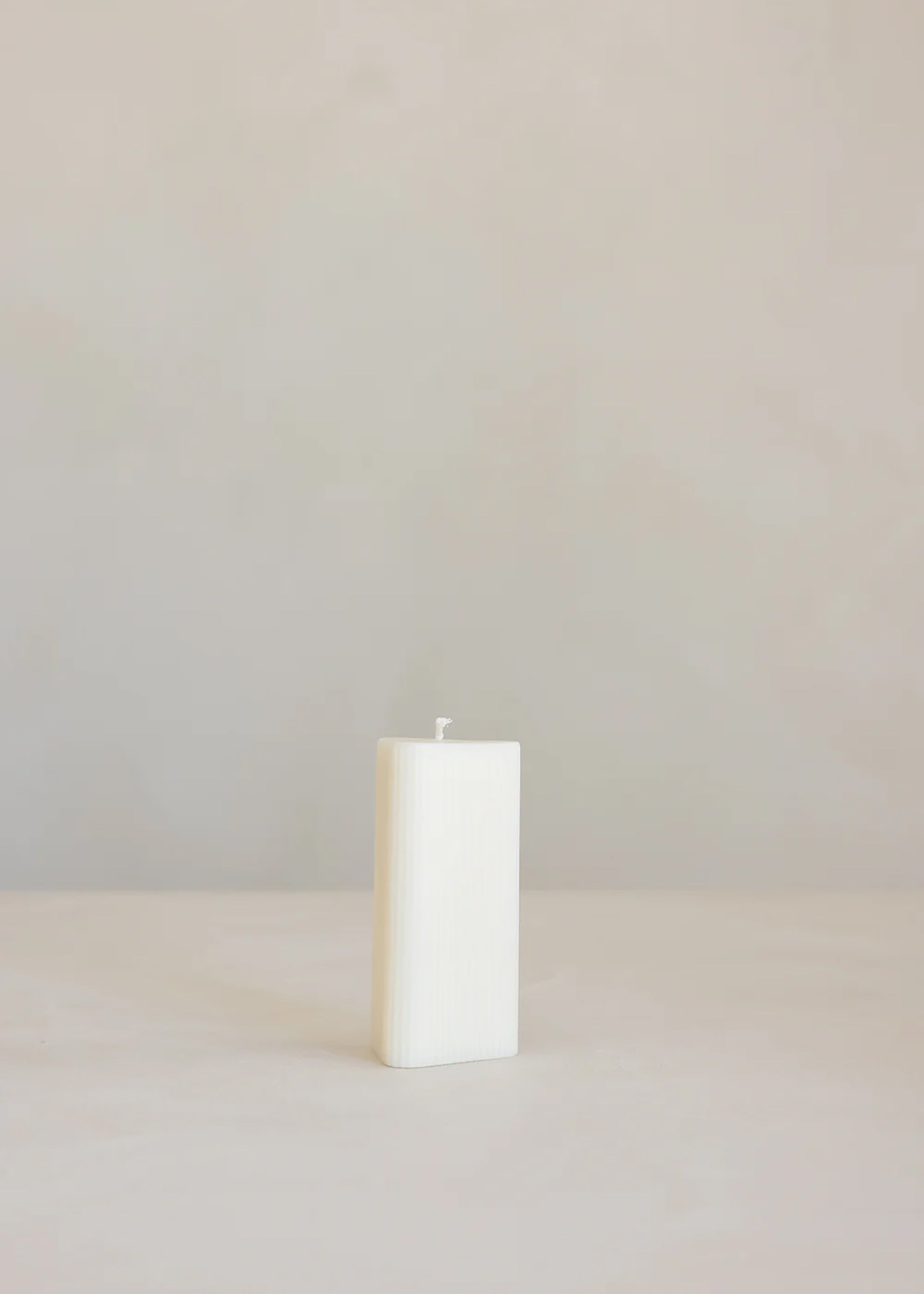 Helix Pillar Candle / Ivory