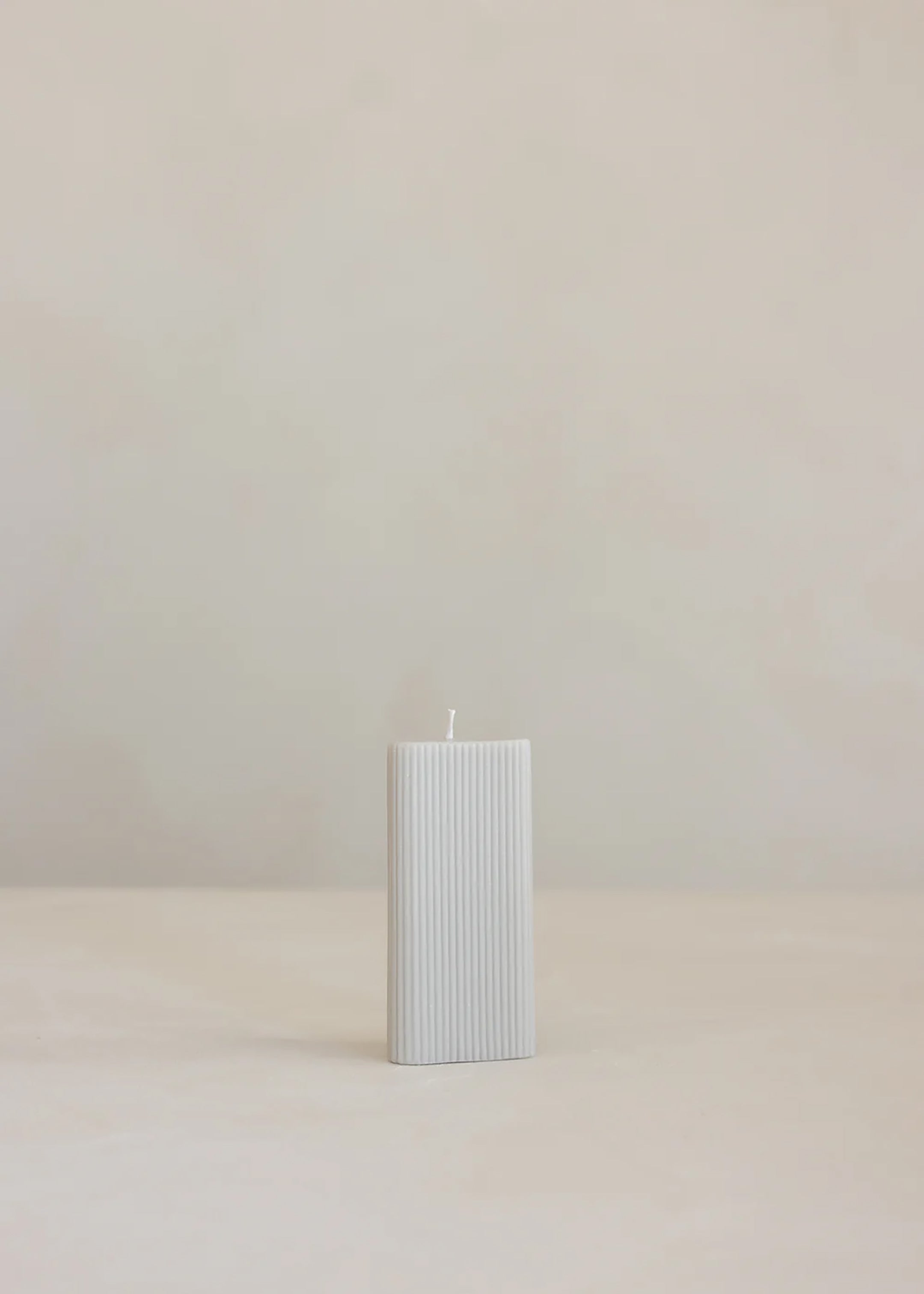 Helix Pillar Candle / Pale Eucalyptus