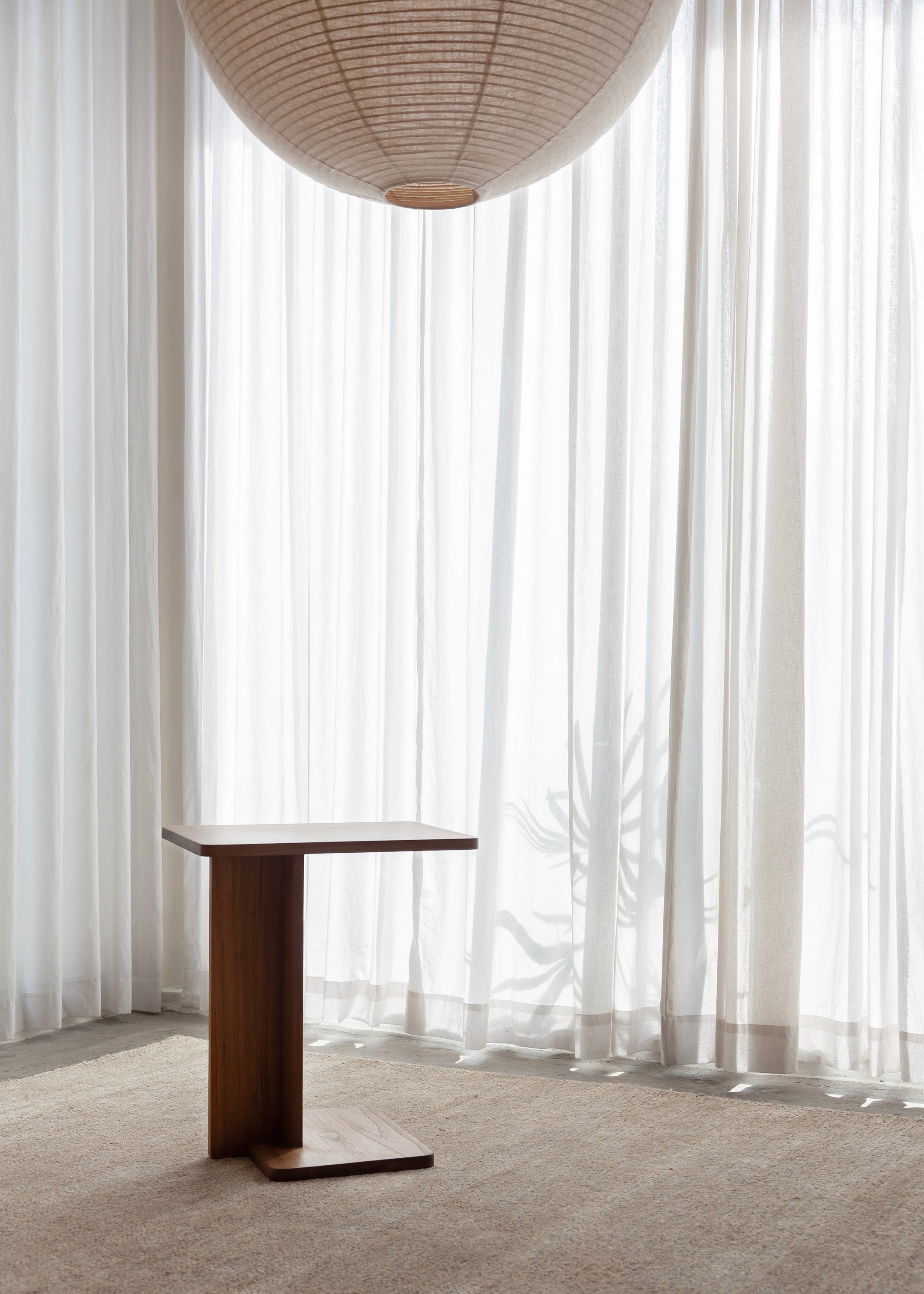 Kira Side Table / Dark Teak