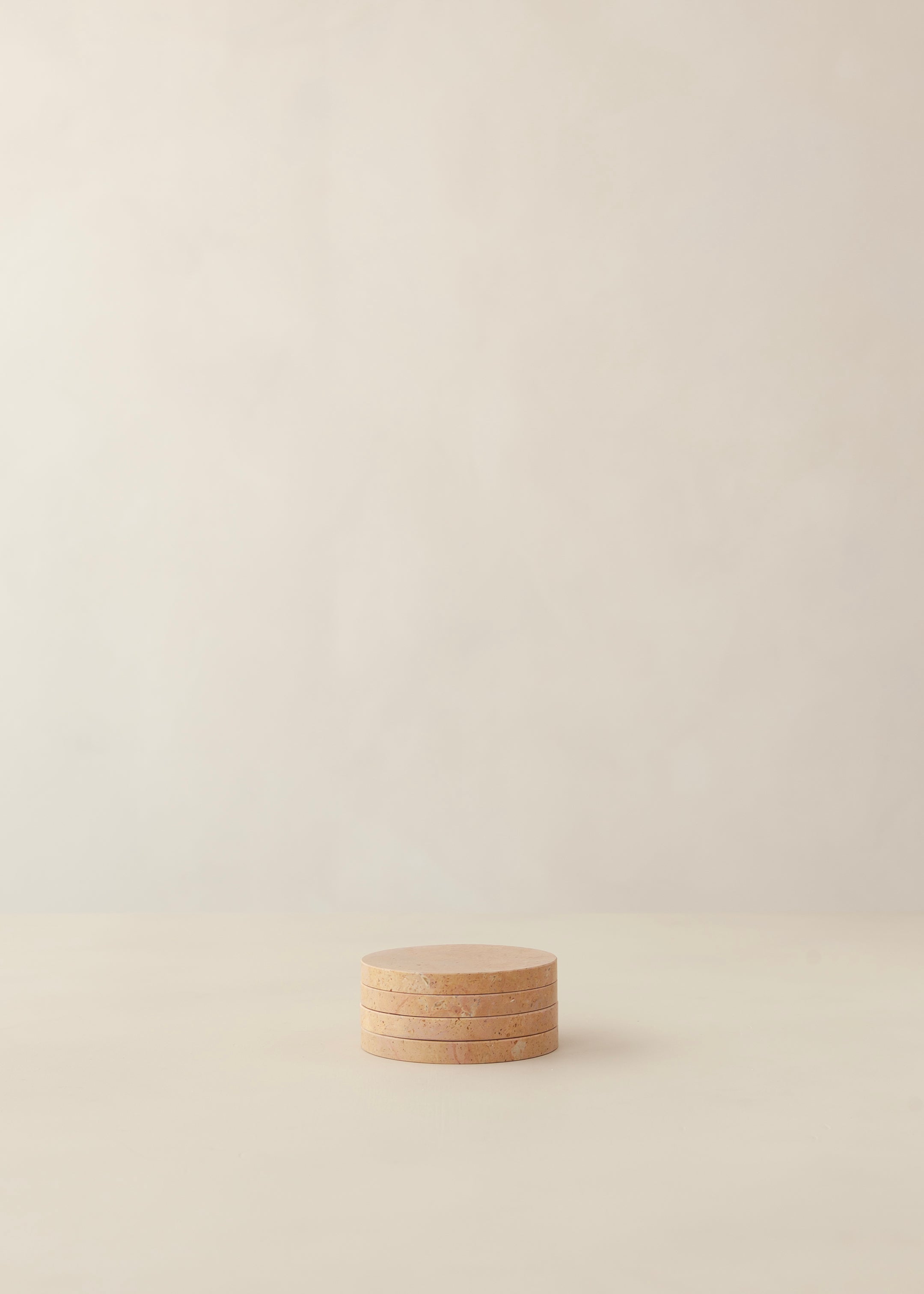 Lima Marble Coaster Set Of 4 / Pink Taupe