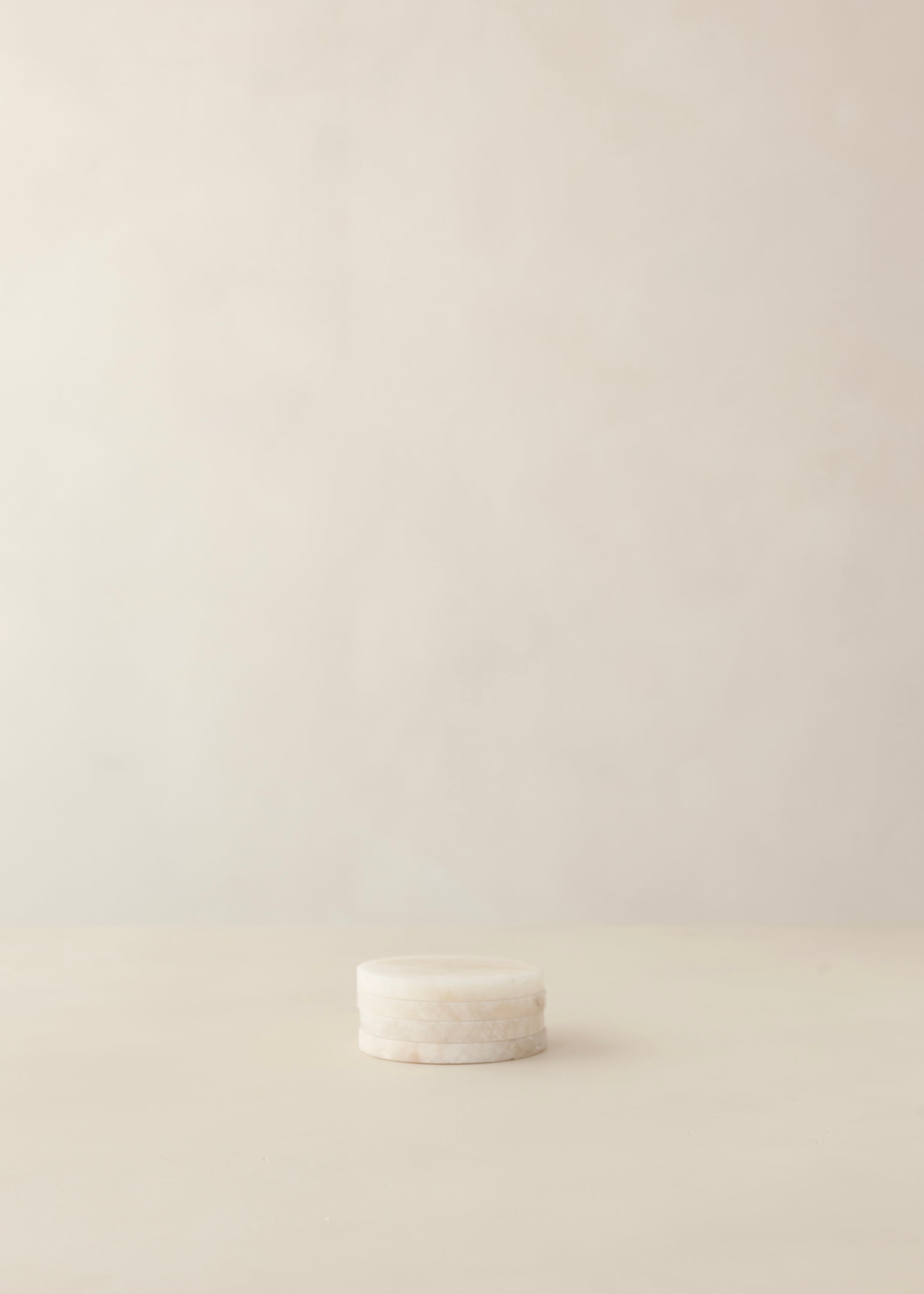 Lima Onyx Coaster Set Of 4 / Ivory
